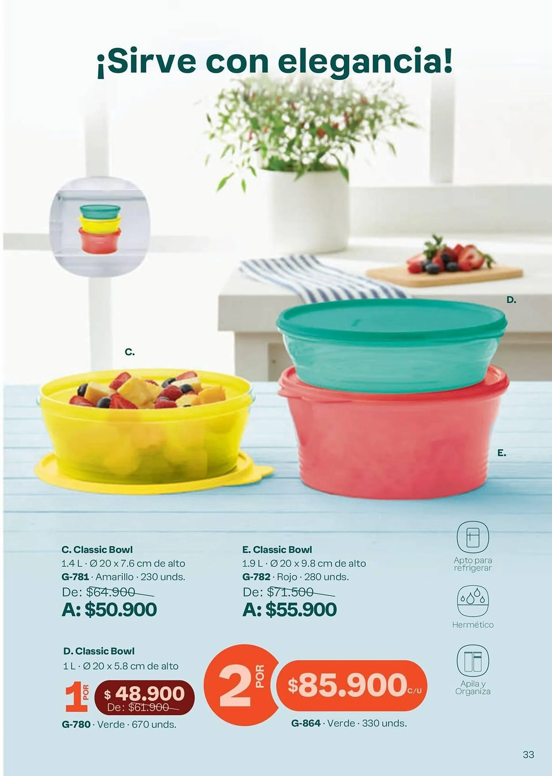 Catalogo de Catálogo Tupperware 6 de septiembre al 3 de octubre 2024 - Pag 33