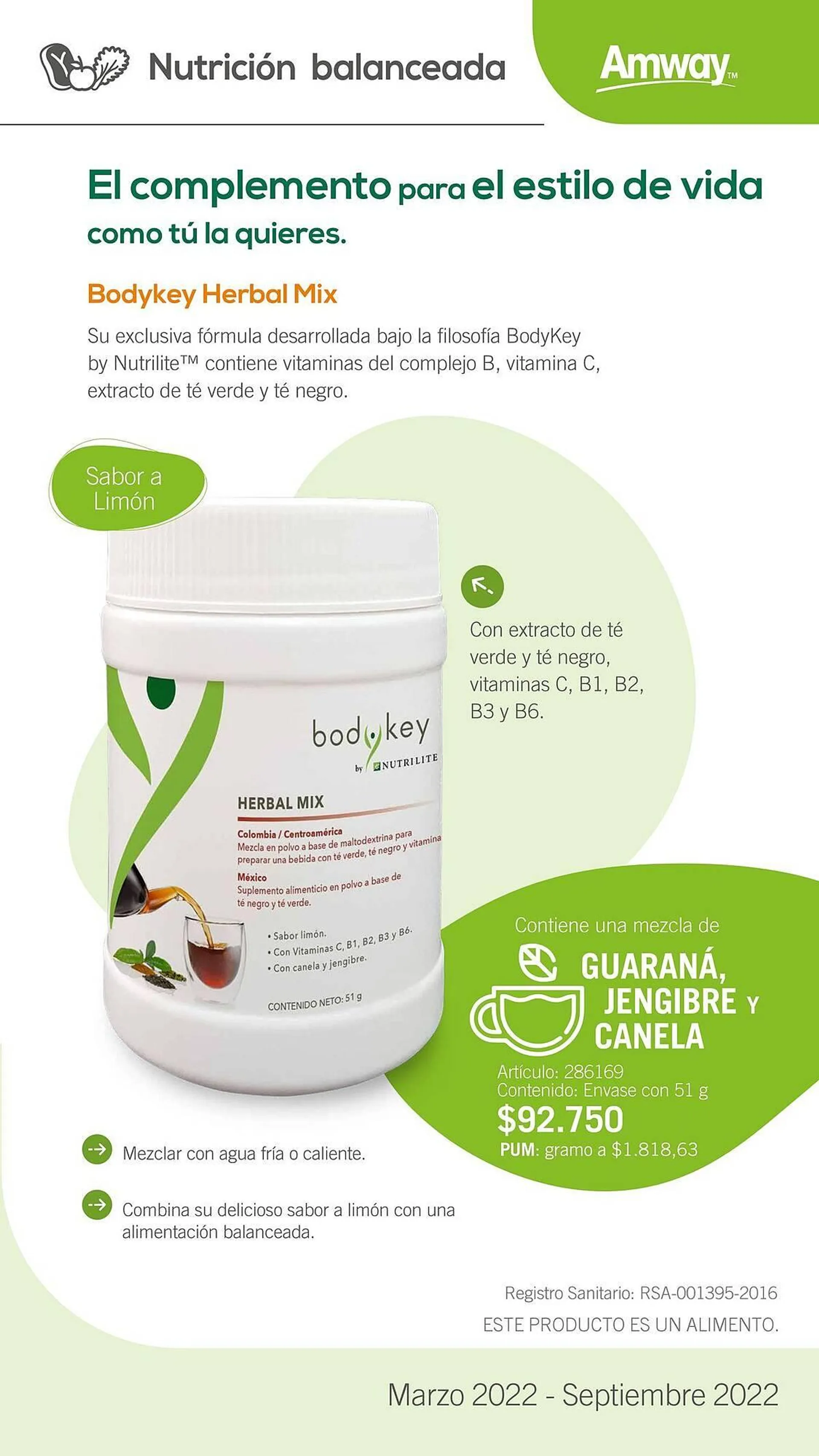 Catalogo de Catálogo Amway 14 de septiembre al 31 de diciembre 2024 - Pag 22