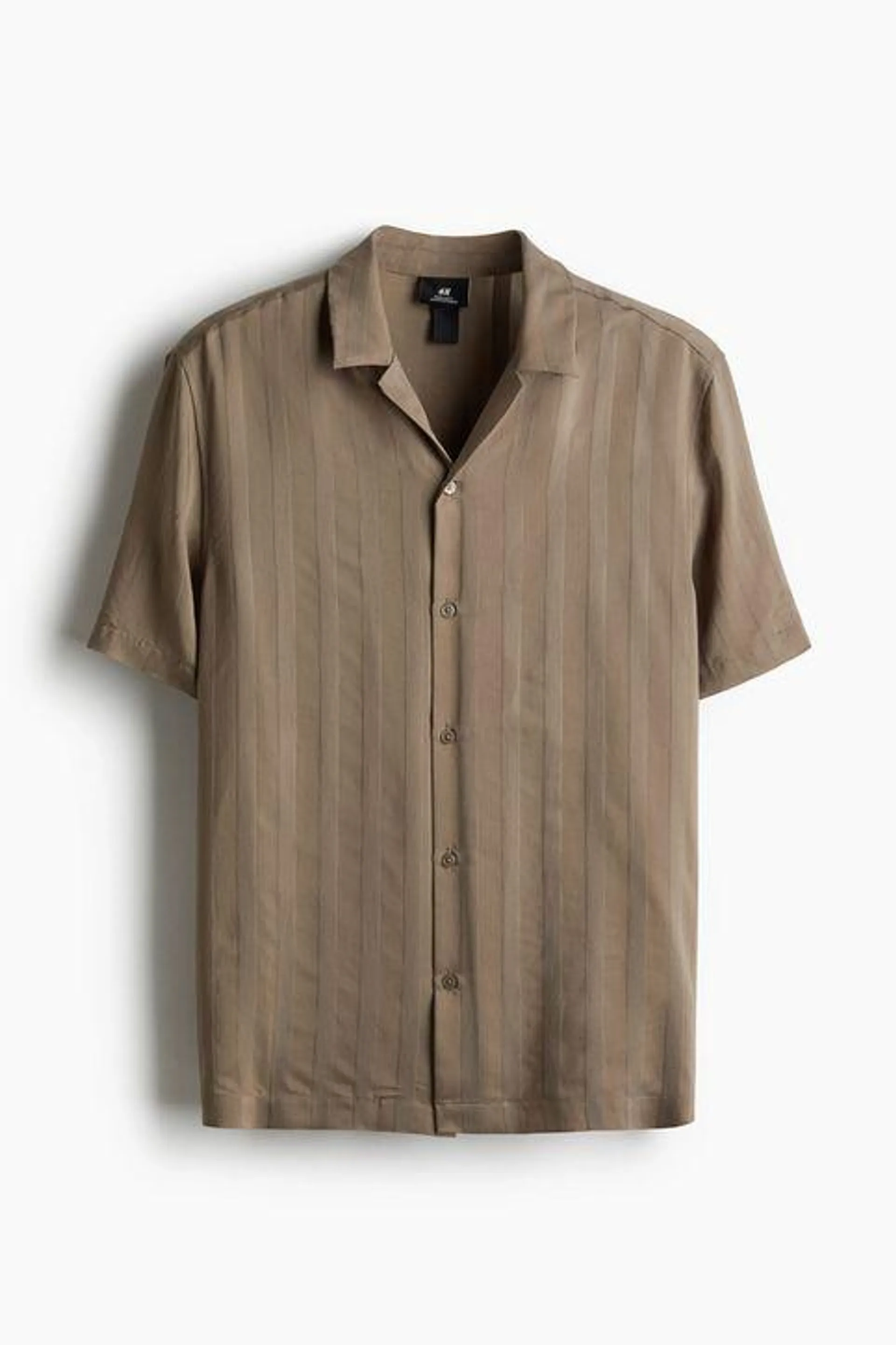 Camisa resort Regular Fit en tejido texturizado