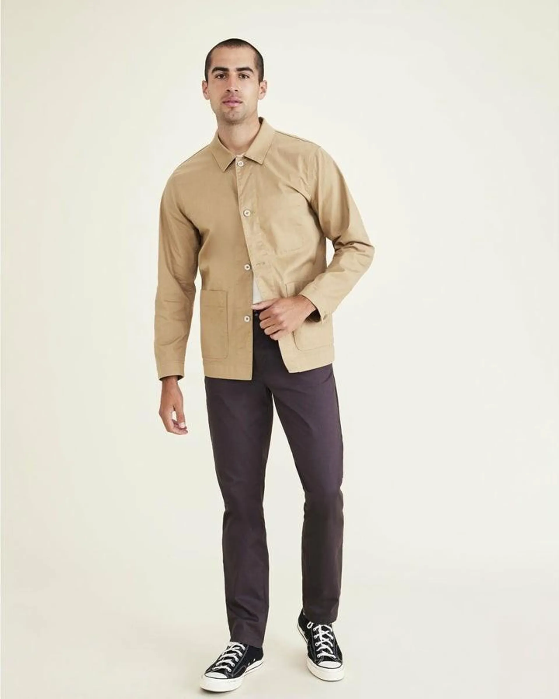 Chaquetas Dockers Chore Coat,Regular Fit Hombre Marrones | AECKI5409