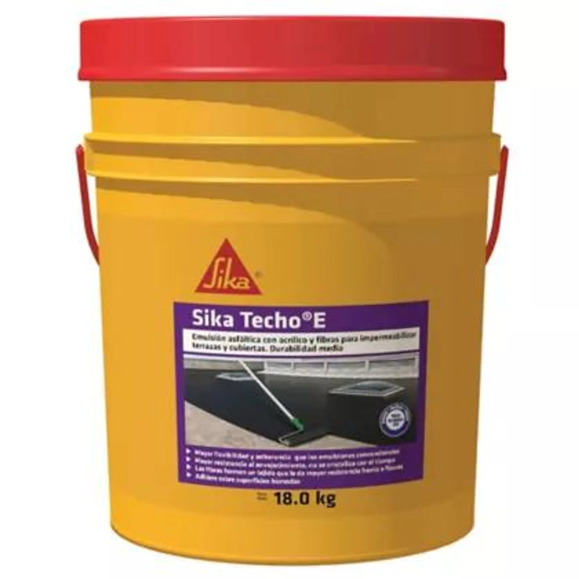 Sika Techo E Impermeabilizante Para Cubierta Y Terraza 18kg