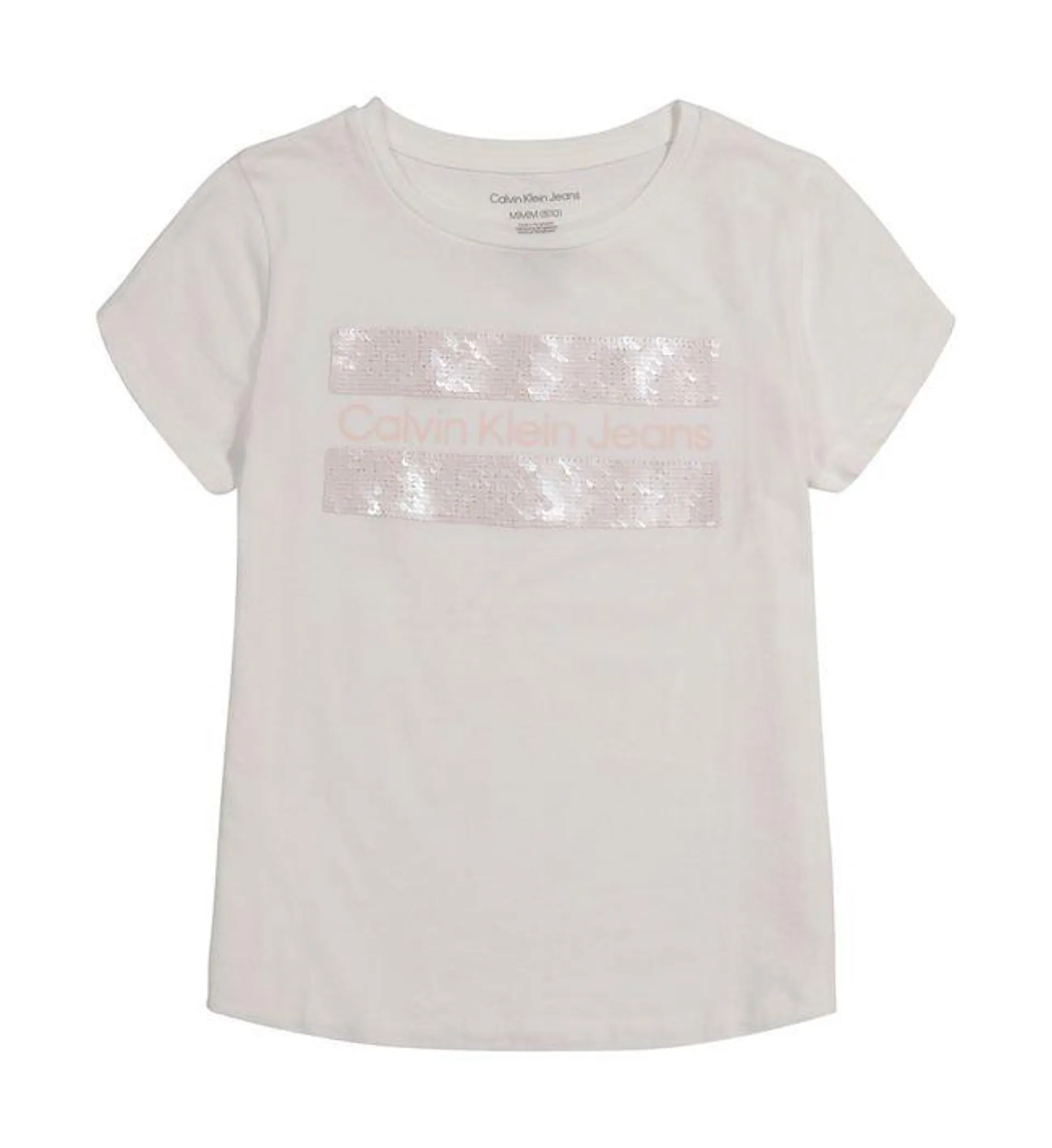 Camiseta Manga Corta Niña Blanco Calvin Klein