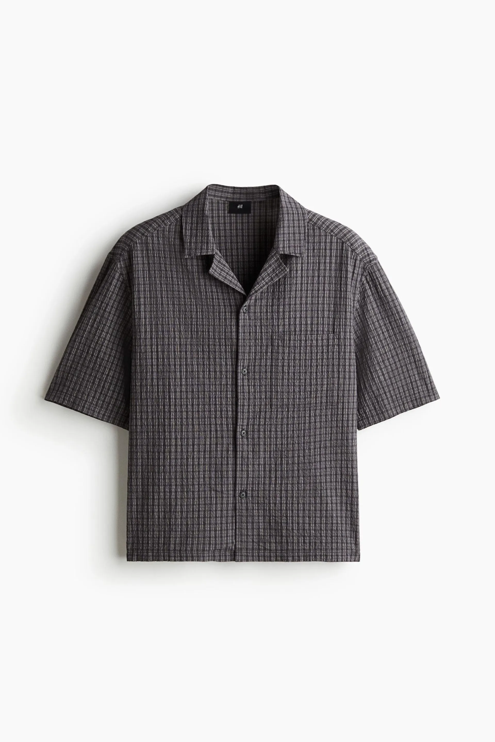Camisa resort en sirsaca Loose Fit