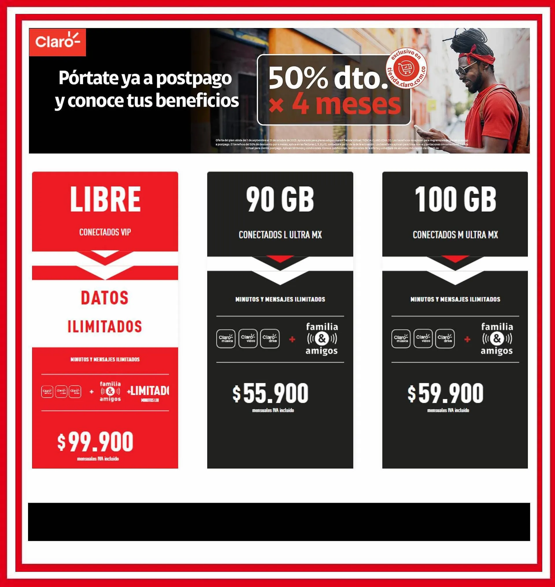 Catalogo de Catálogo Claro 12 de septiembre al 31 de octubre 2023 - Pag 1