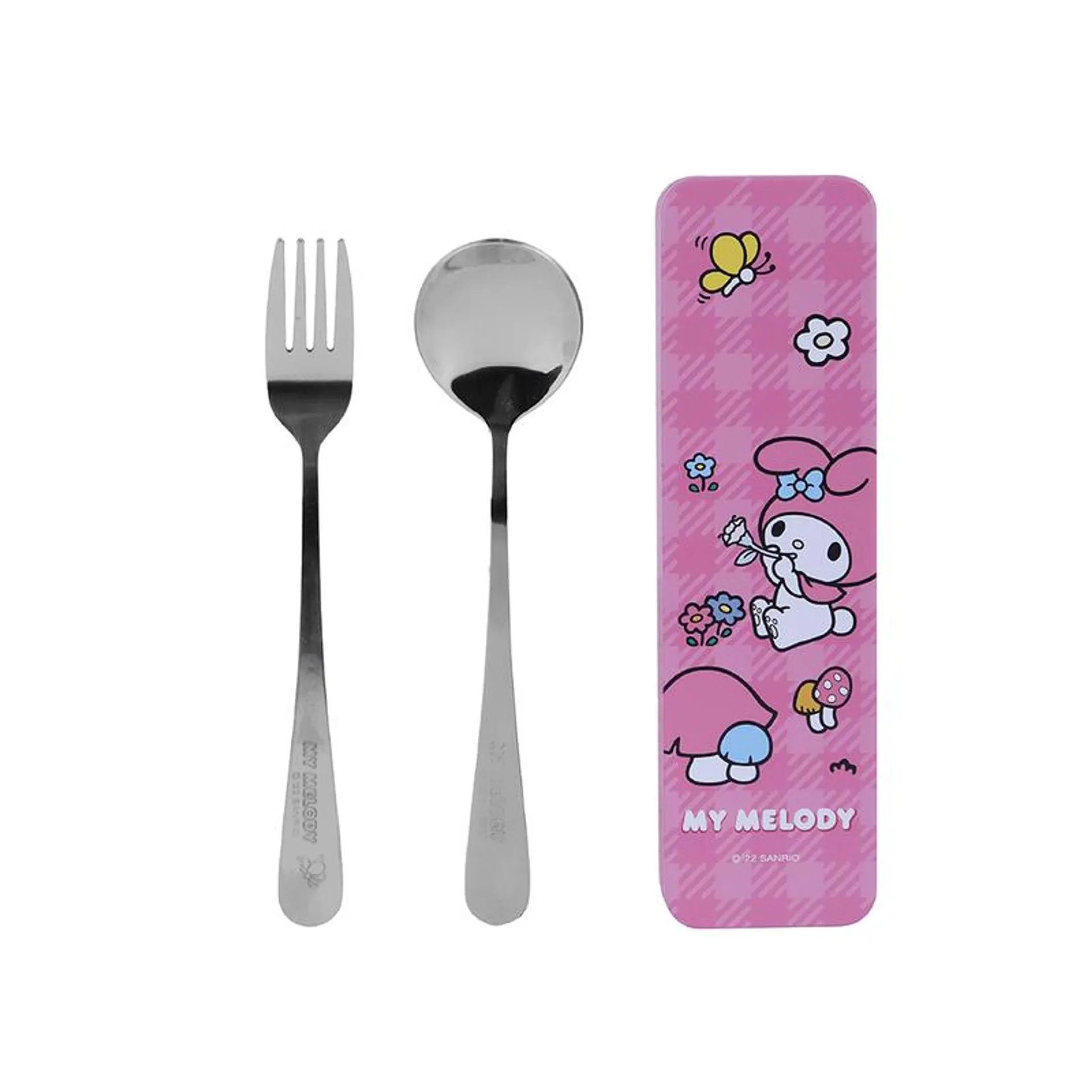 Set de Cubiertos con Estuche My Melody Sanrio Adventure