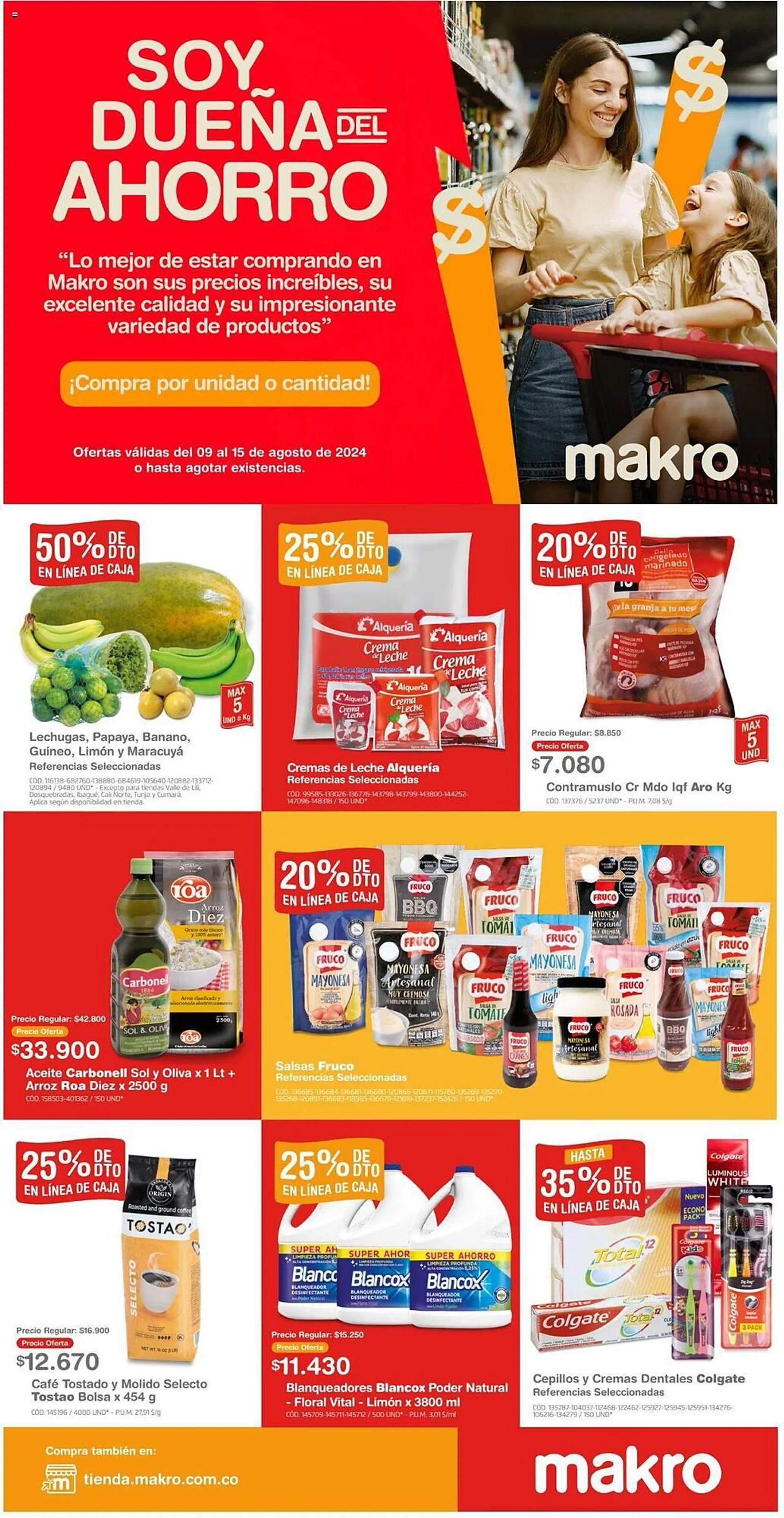 Catalogo de Catálogo Makro 9 de agosto al 15 de agosto 2024 - Pag 1