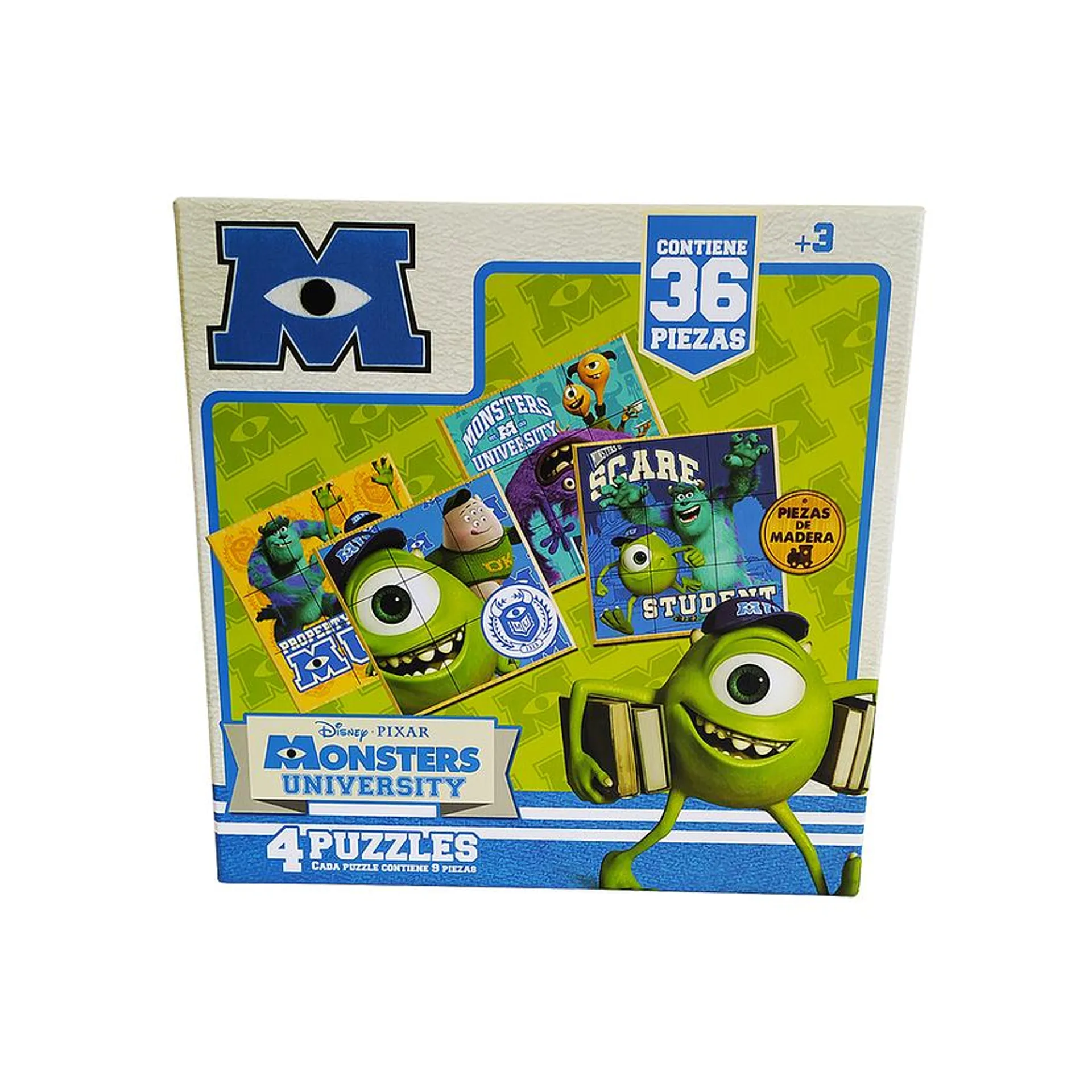 Rompecabezas X 9 Piezas Monster University