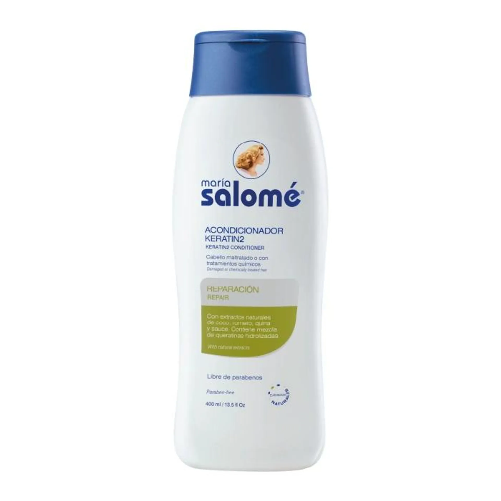 Acondicionador Maria Salome Keratin 2 Sin Sal 400 Ml