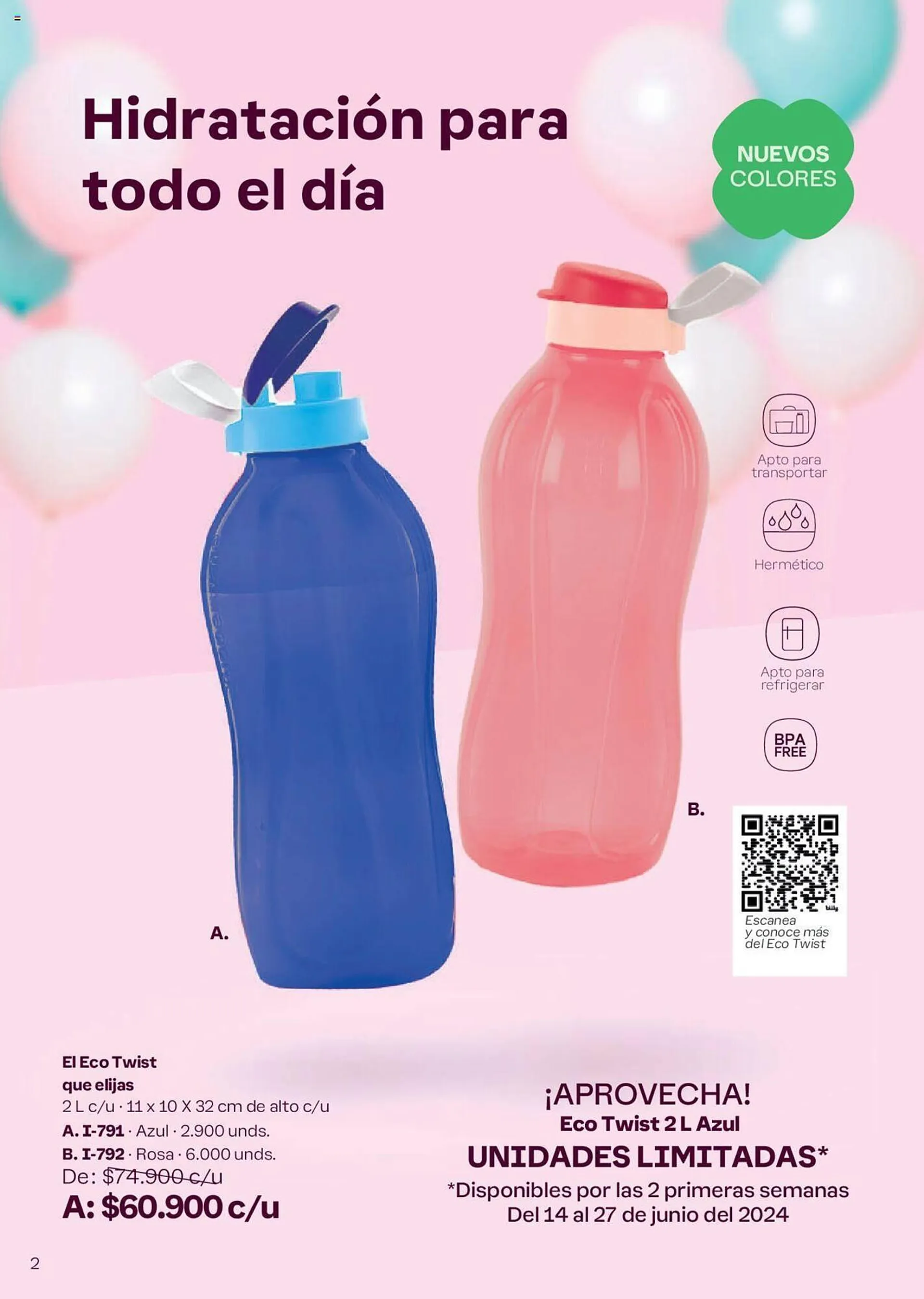 Catalogo de Catálogo Tupperware 14 de junio al 11 de julio 2024 - Pag 2