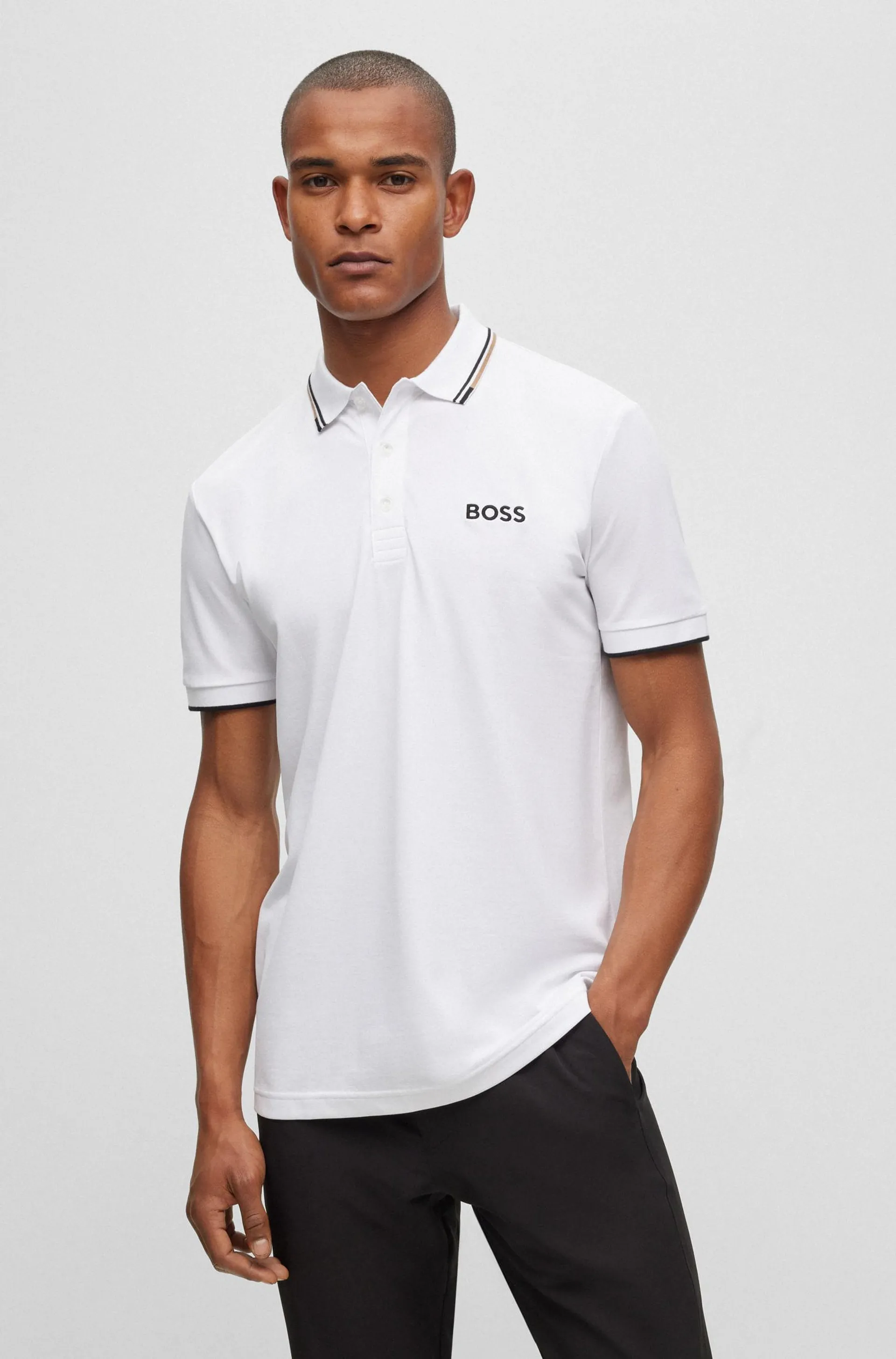 Polo Regular Fit De Algodón Hombre