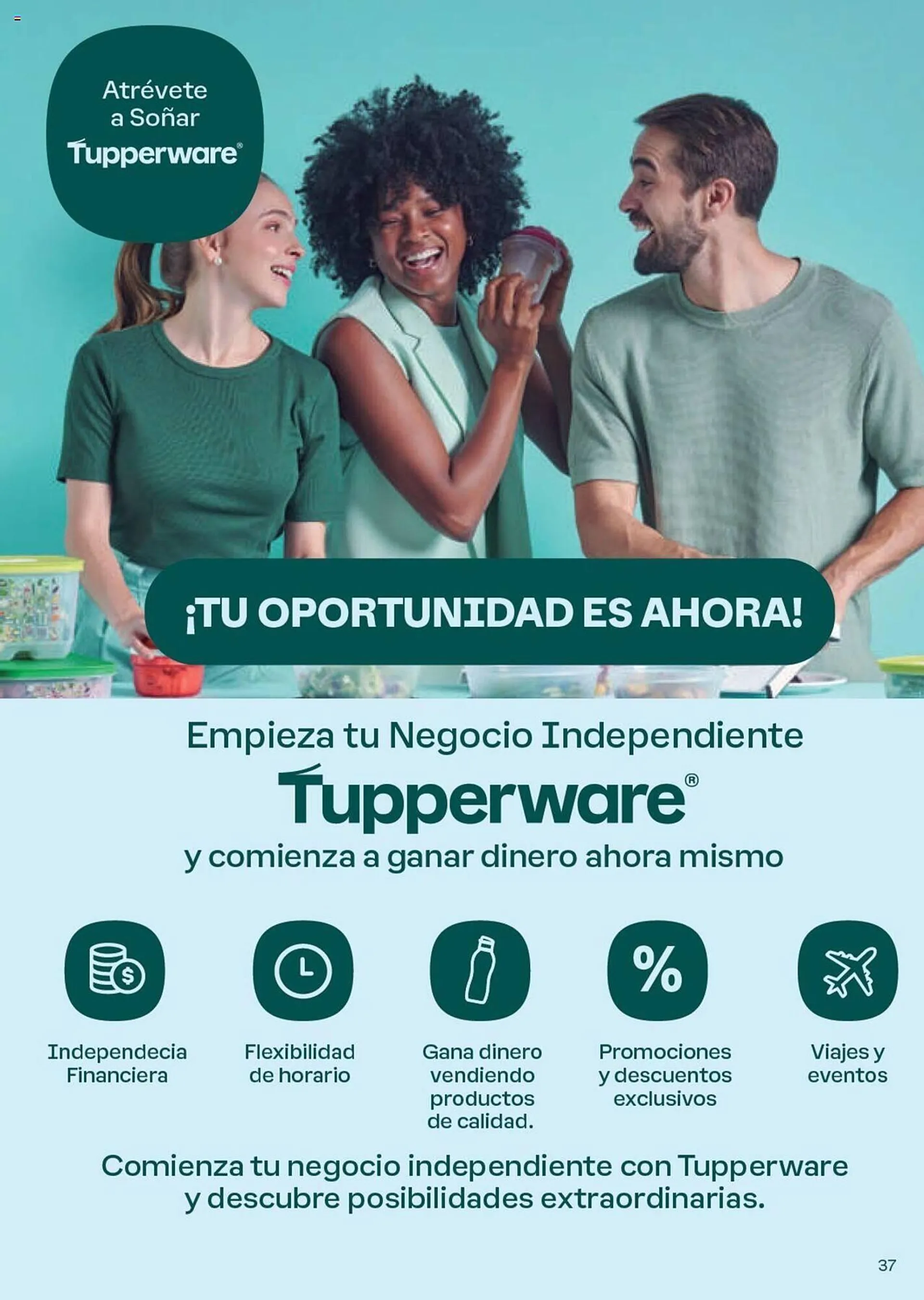 Catalogo de Catálogo Tupperware 4 de octubre al 31 de octubre 2024 - Pag 37