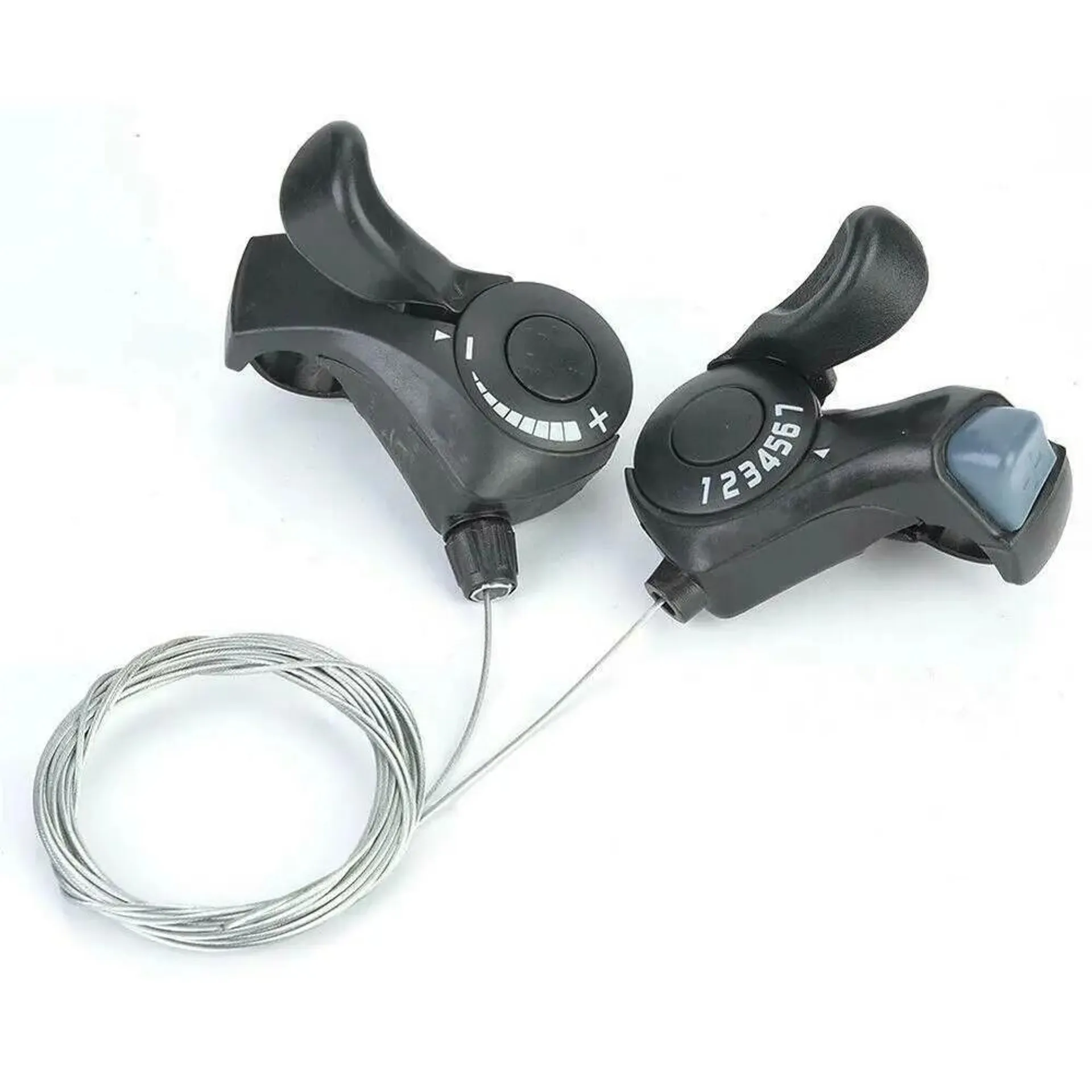 3/7/21Speed SL-TX30 Cycling MTB Mountain Bike Thumb Gear Shift Lever Set MTB Bike Shift Levers Handlebar Twist Grip Bicycle