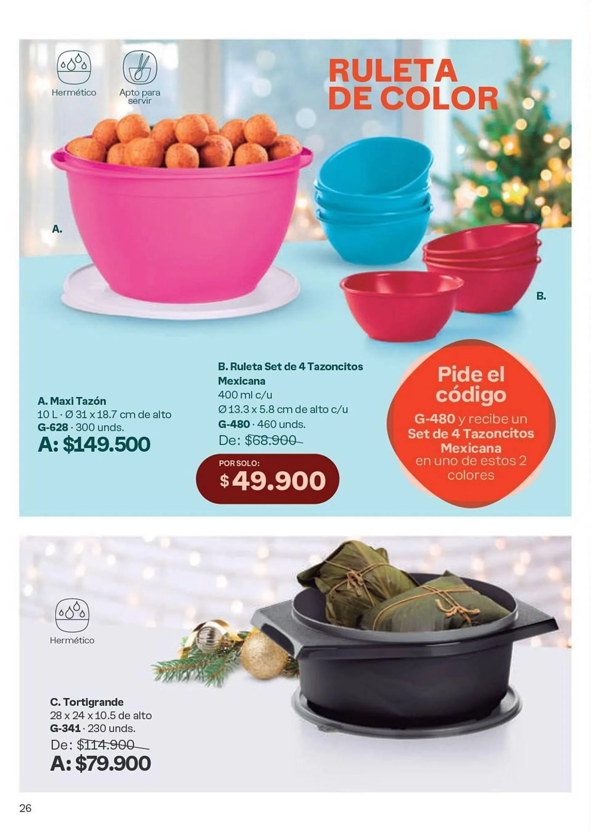 Catalogo de Catálogo Tupperware 19 de noviembre al 31 de diciembre 2024 - Pag 26