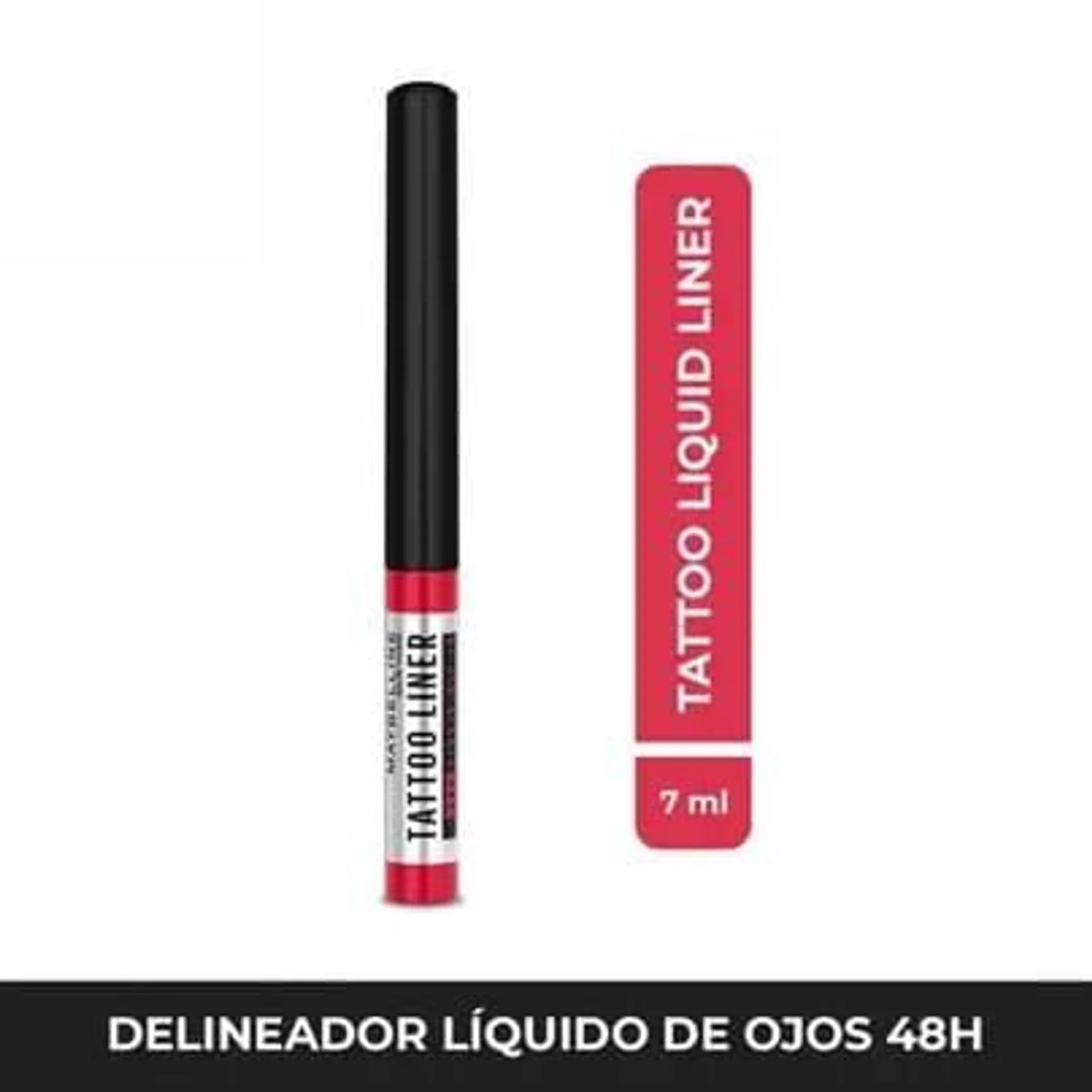 Delineador Líquido Maybelline Tattoo Liner 46 Horas Negro