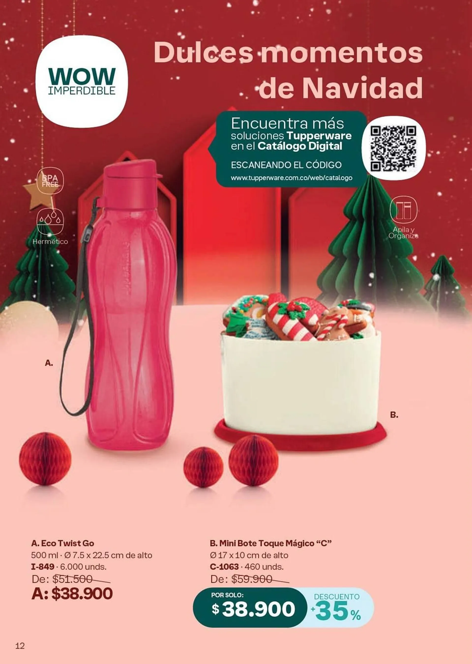 Catalogo de Catálogo Tupperware 19 de noviembre al 31 de diciembre 2024 - Pag 12