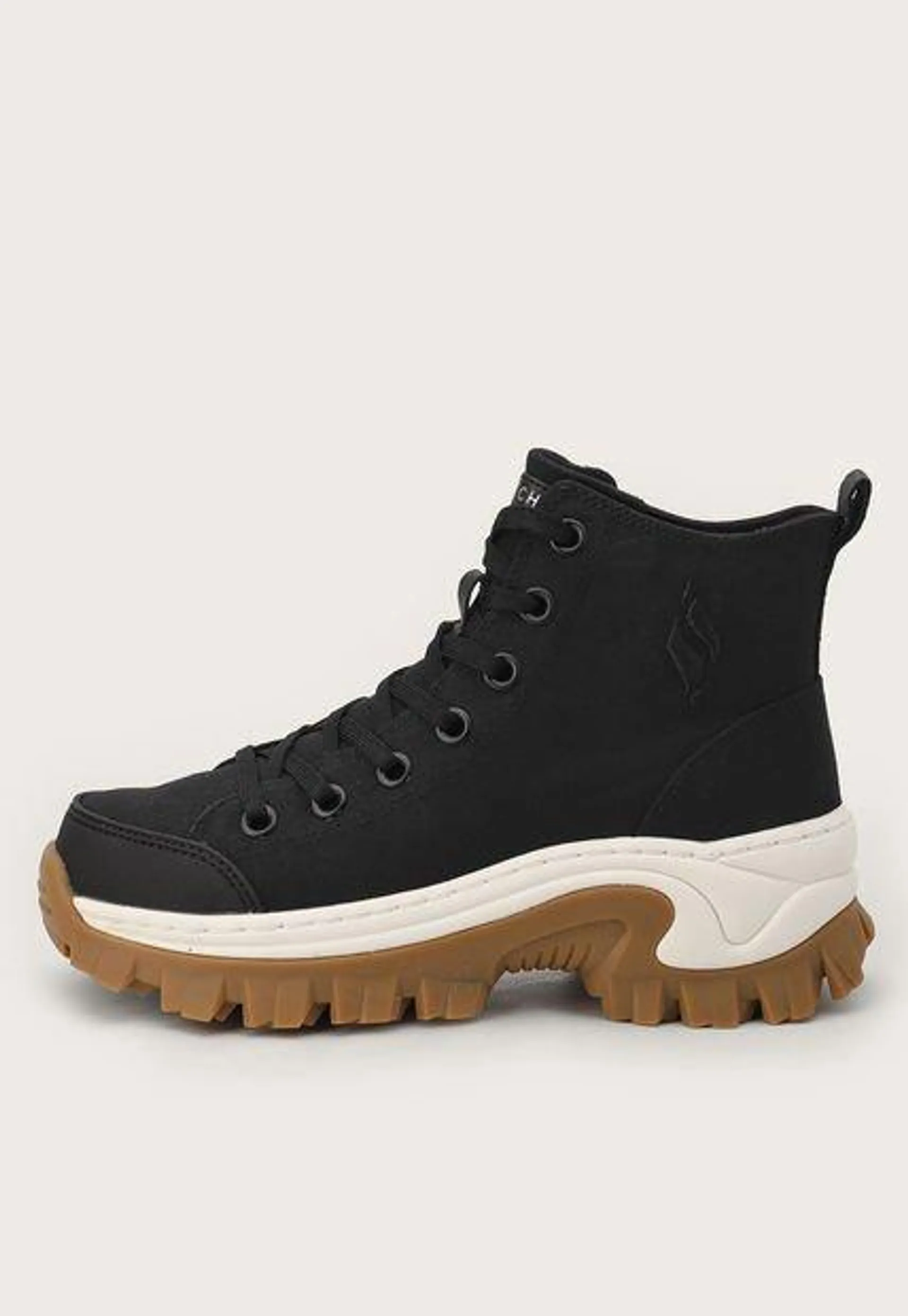 Bota Lifestyle Negro-Blanco-Café Skechers HI Ryze