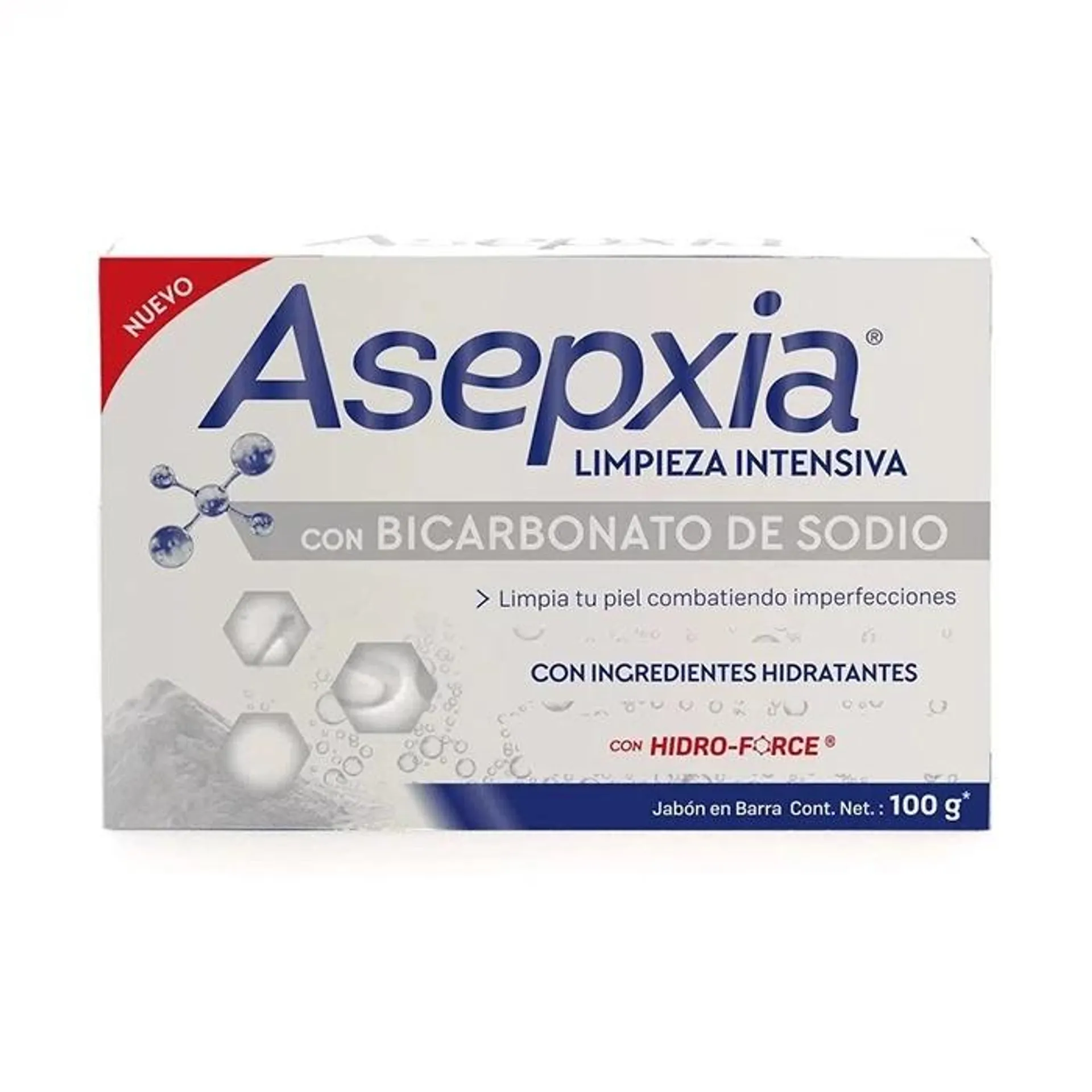Asepxia Jabon Facial Antiacne Bicarbonato 100 Gr