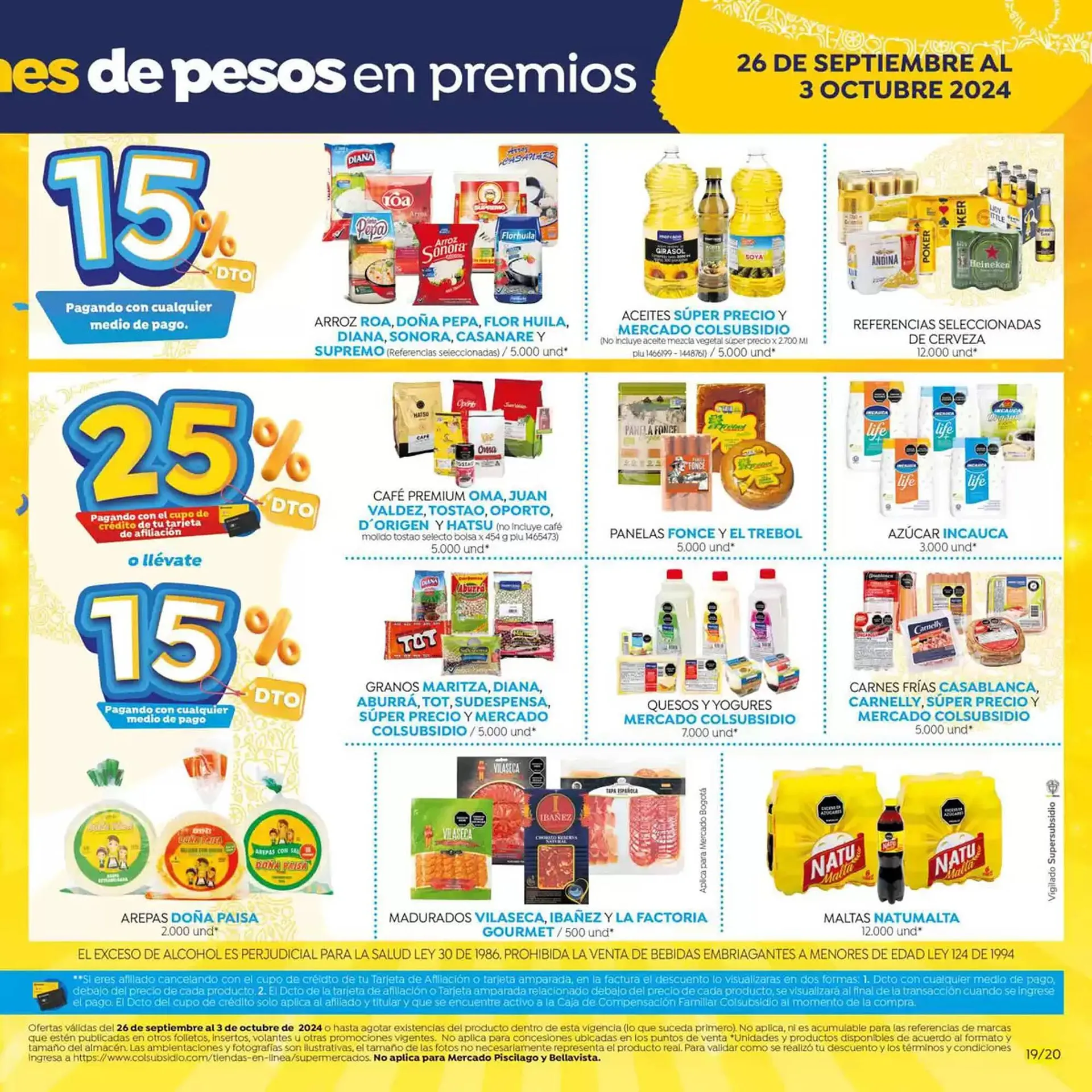 Catalogo de Catálogo Colsubsidio 26 de septiembre al 3 de octubre 2024 - Pag 19