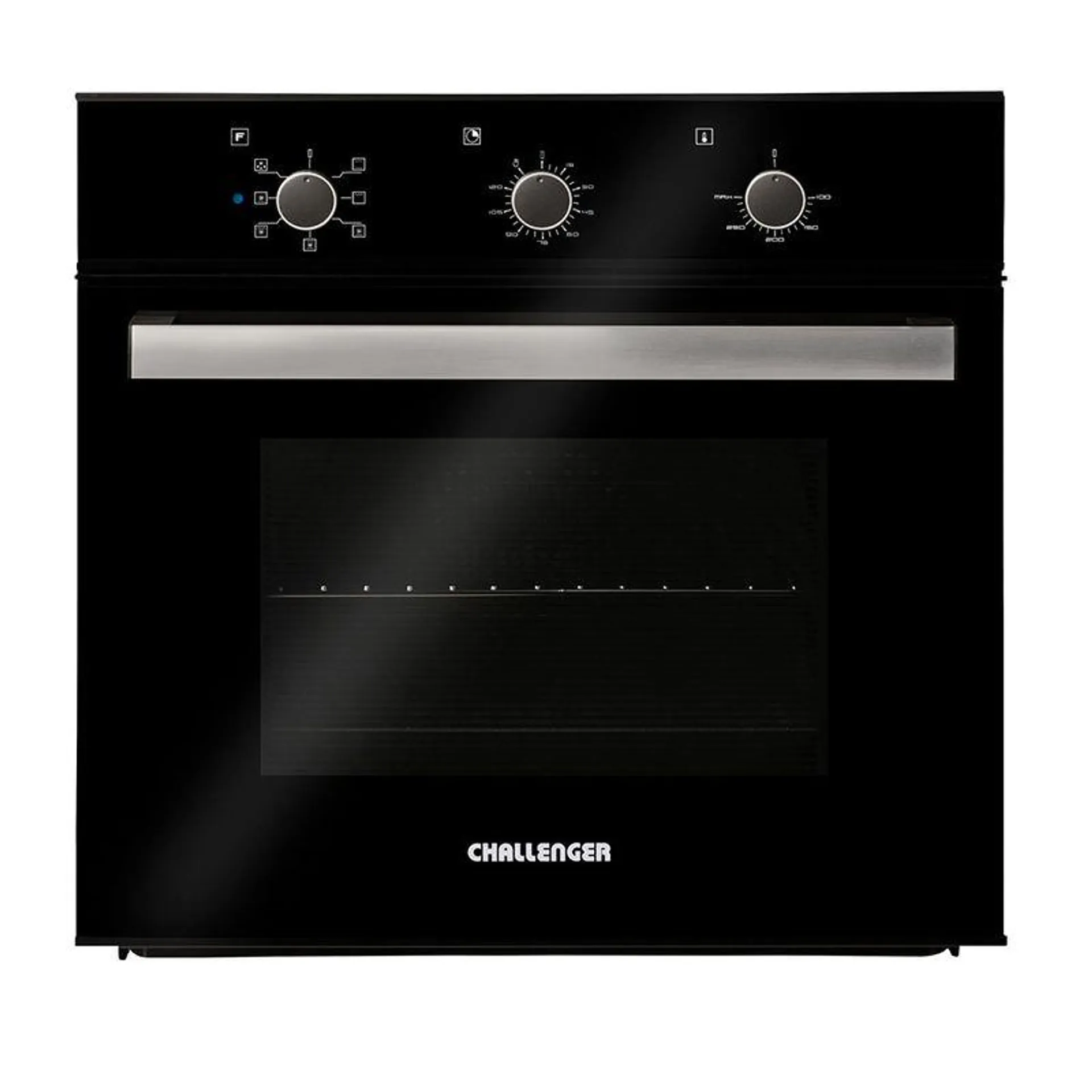 Horno de empotrar eléctrico Challenger negro cristal 60 cm 220V - HE 2750 Negro