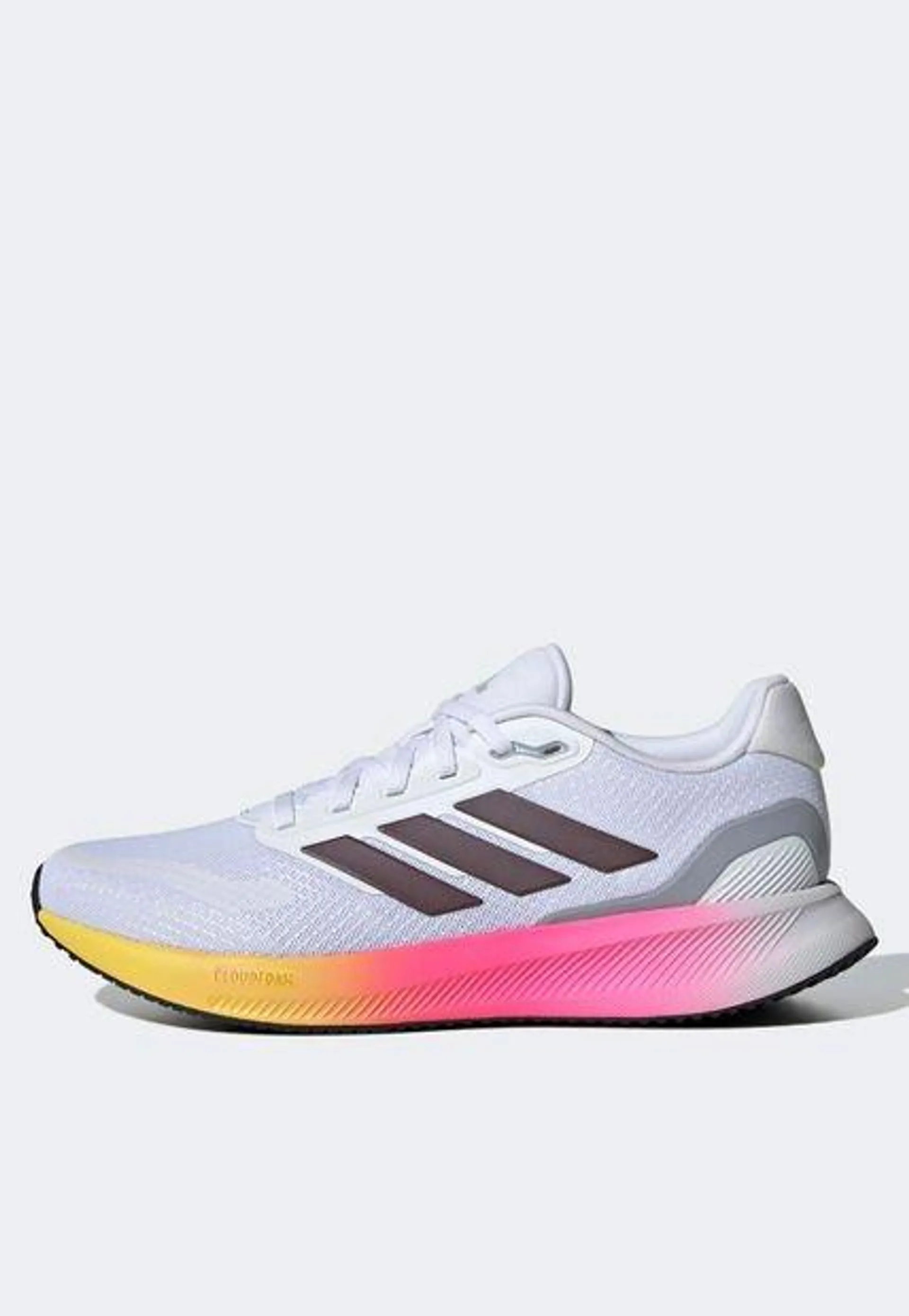 Tenis Running Blanco-Mostaza-Magenta adidas Performance Runfalcon 5