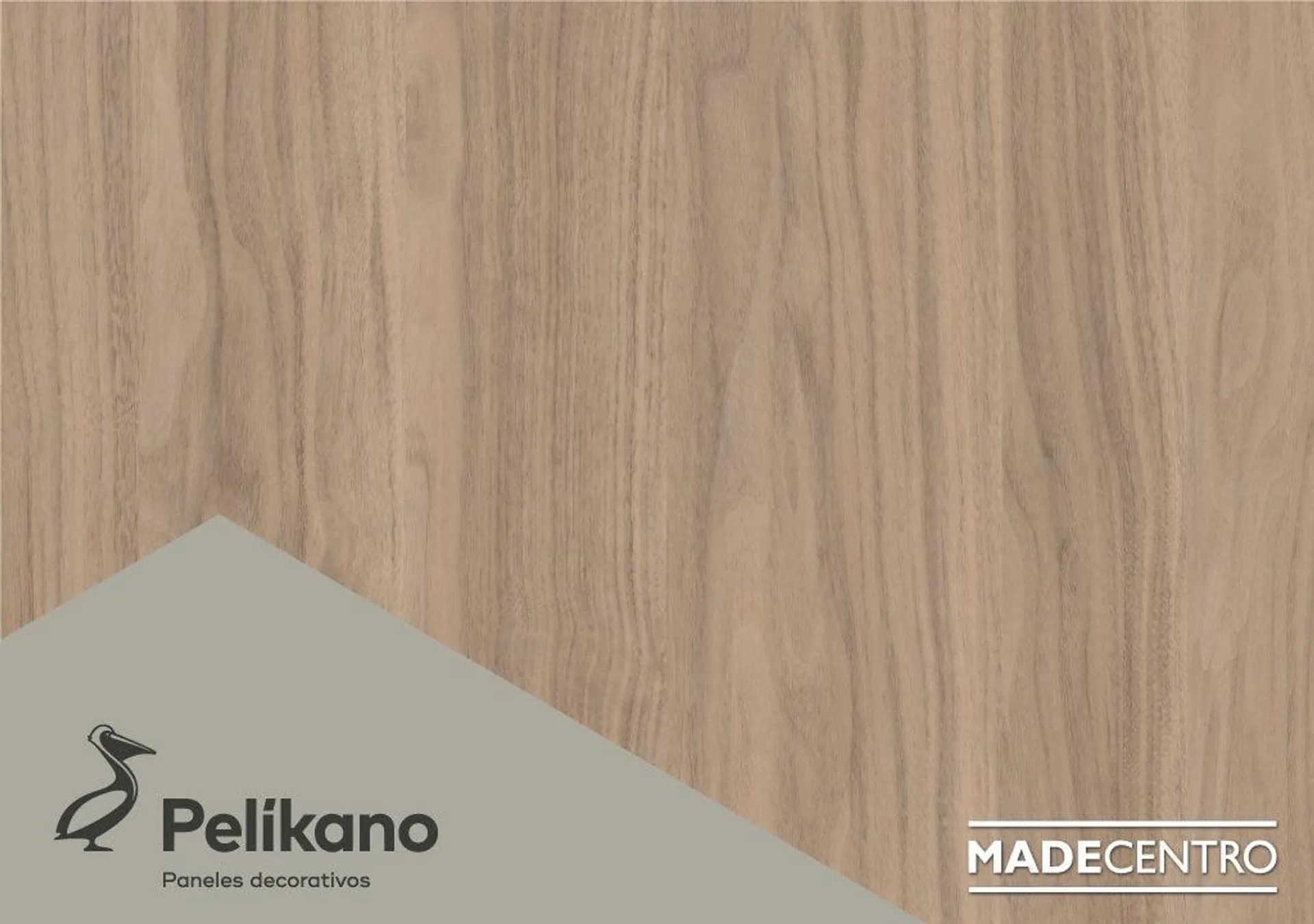 Tablero aglomerado melamina castaño estándar pelikano