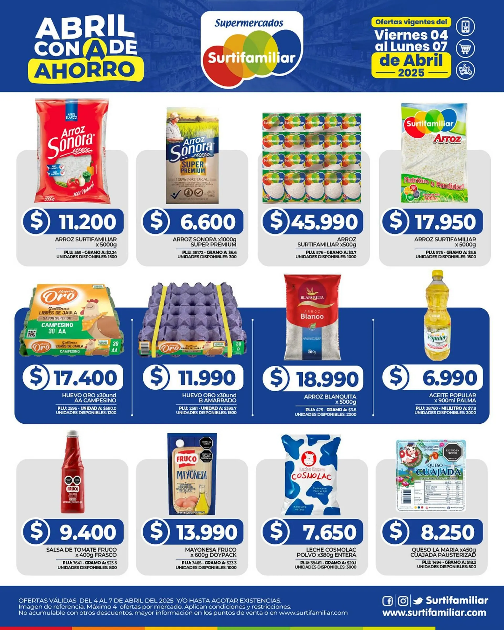Catalogo de Catálogo Surtifamiliar 4 de abril al 7 de abril 2025 - Pag 3