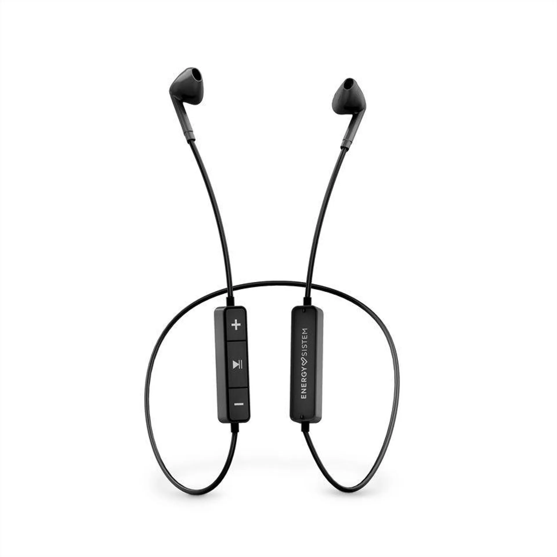 Audífonos Energy Sistem Style Bluetooth con Cable Negro