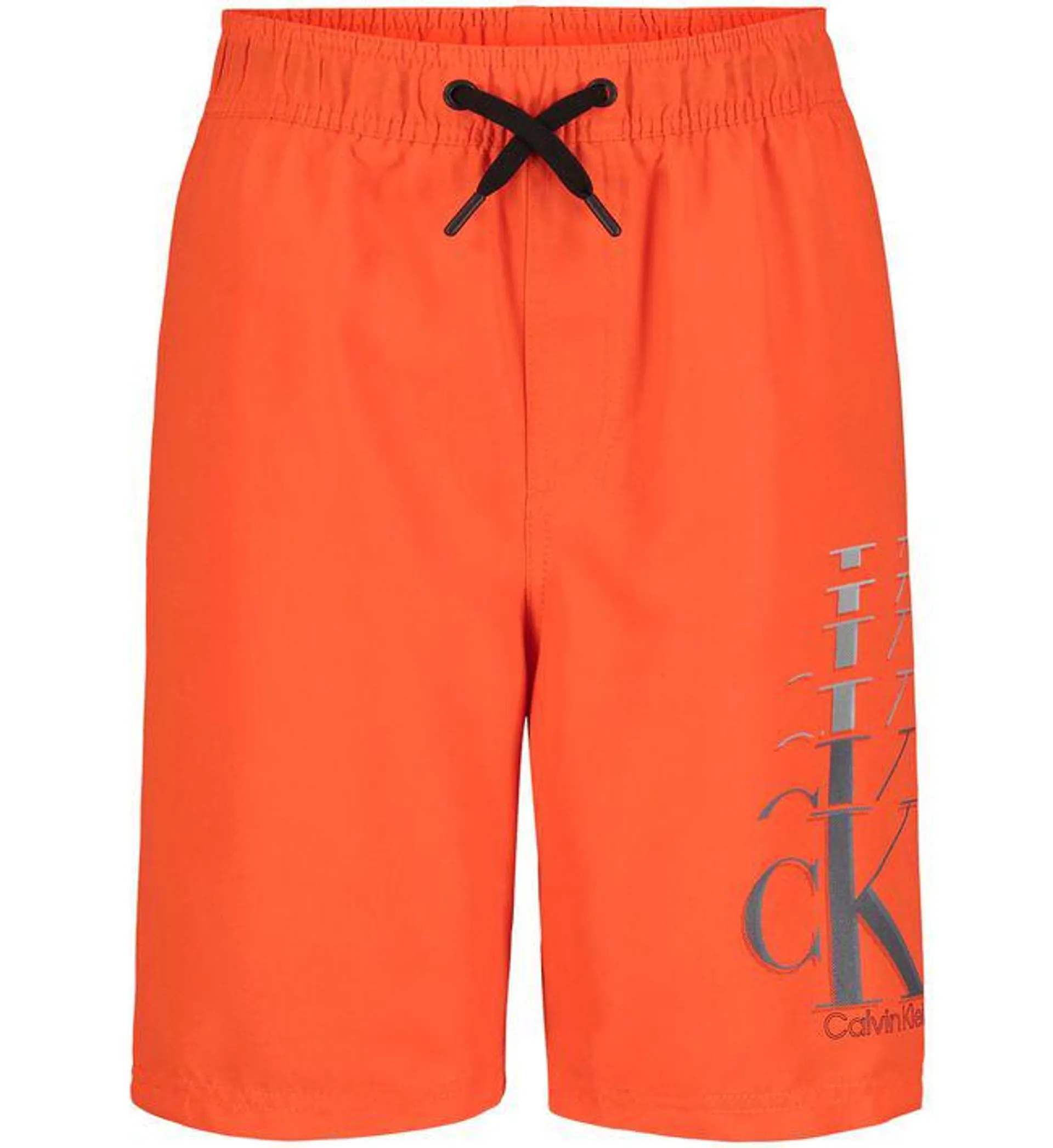 Bermuda Con Logo Rosado Calvin Klein Niño Naranja