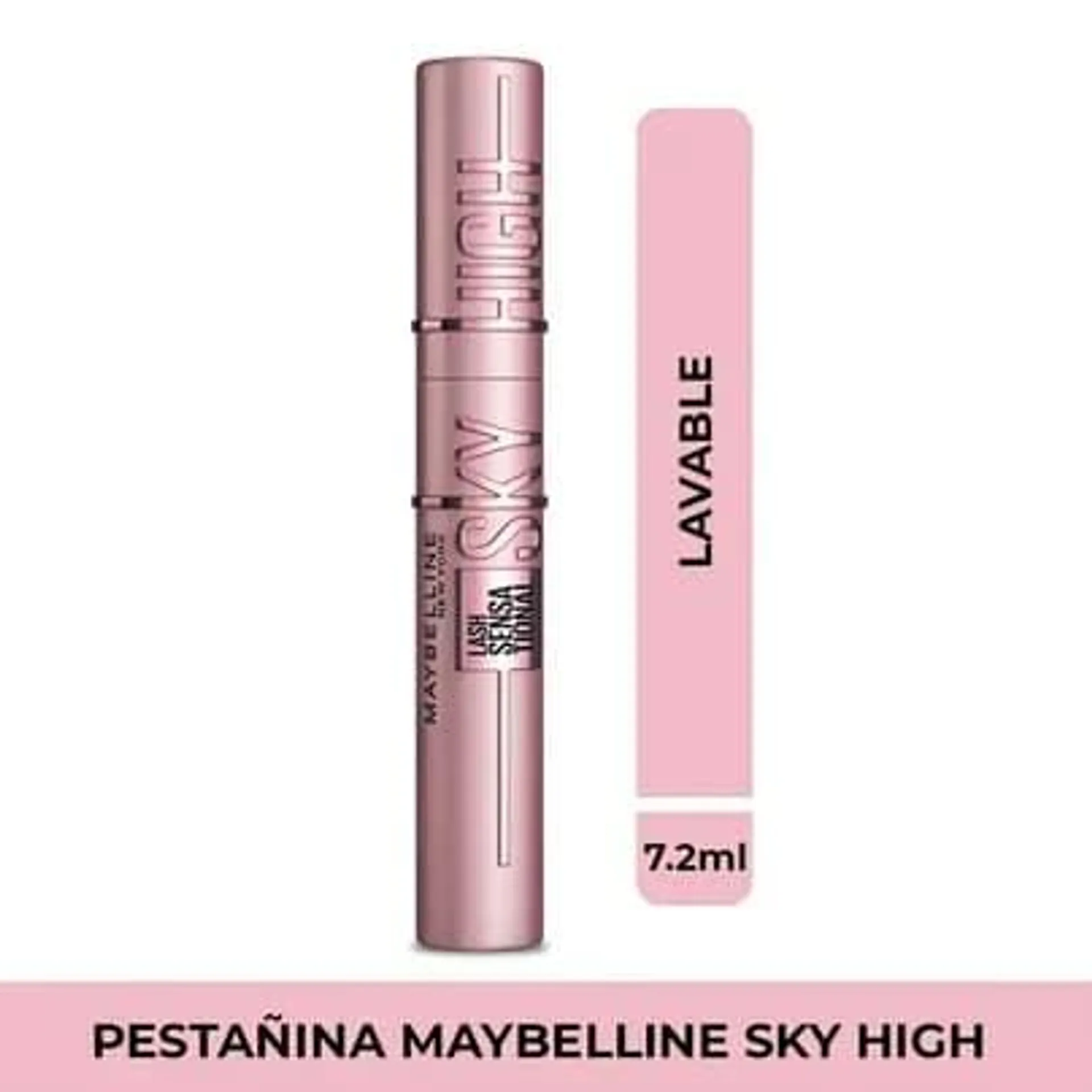 Pestañina Maybelline Sky High Lavable x 6ml