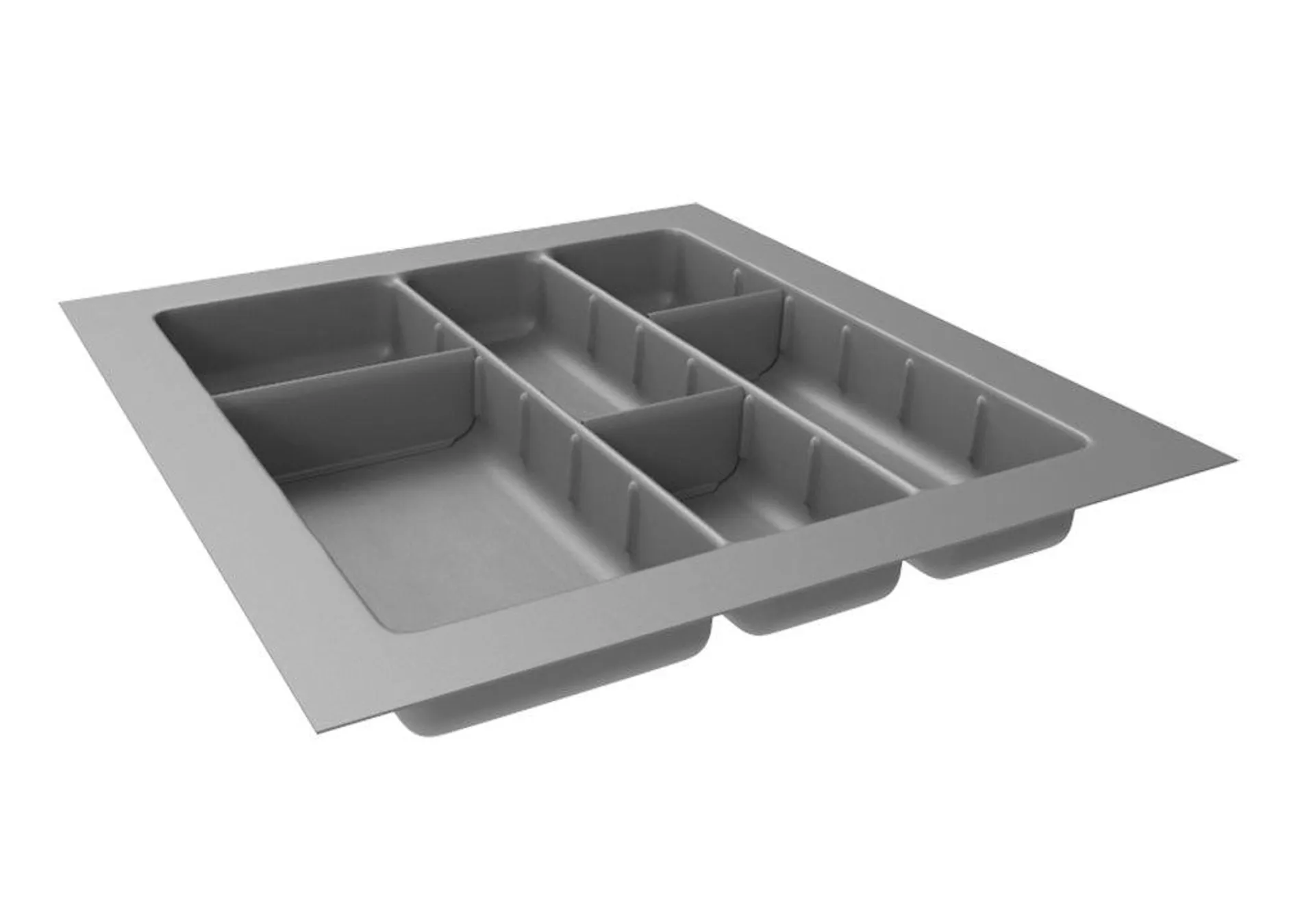 Cubertero plastico gris serie a2 390x480x50