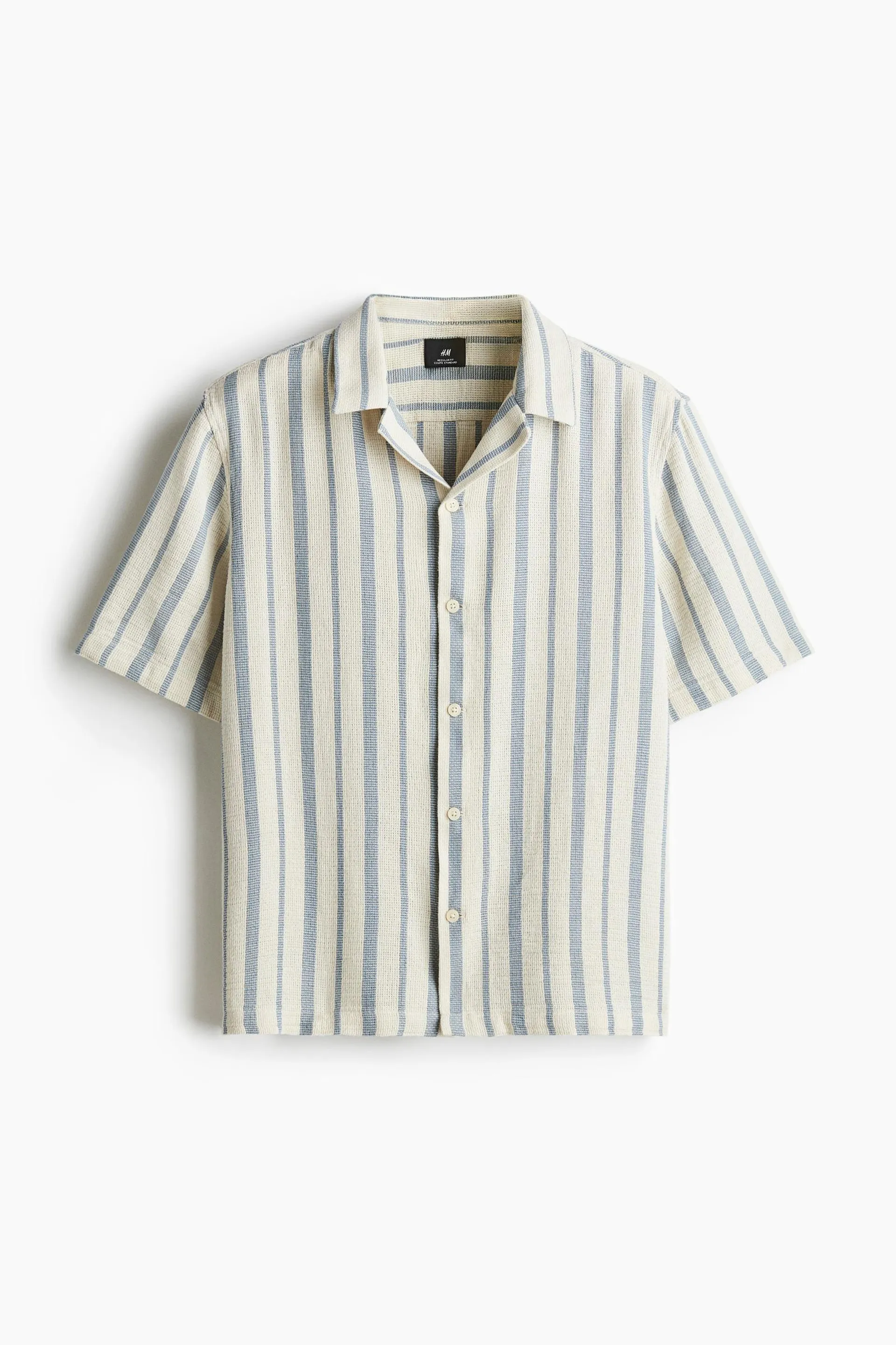 Camisa resort Regular Fit con textura