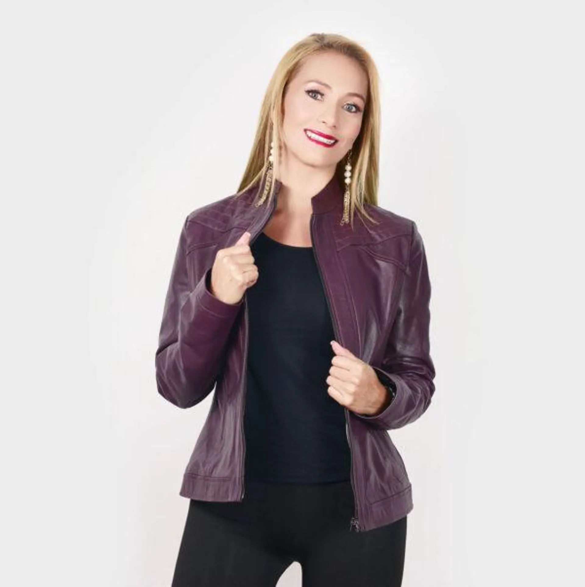 Chaqueta Morada