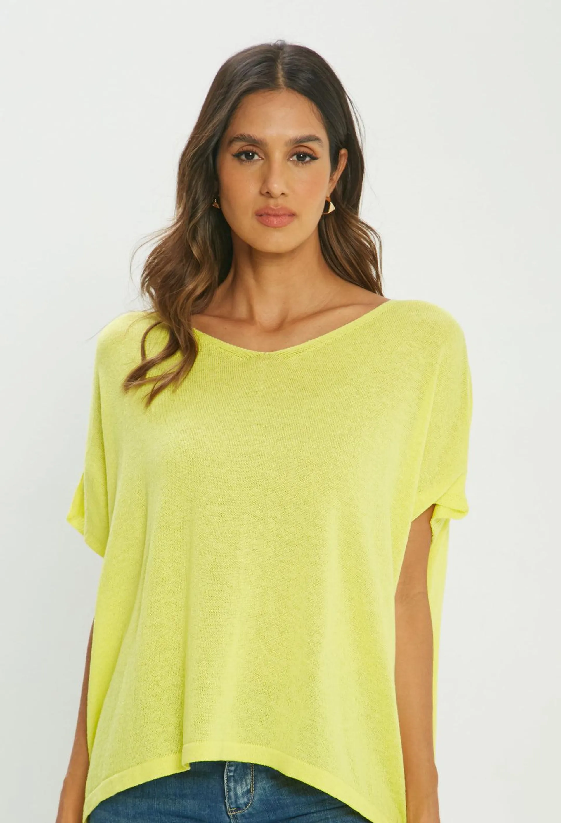 Blusa Tejida Manga Mariposa Mujer - SALE