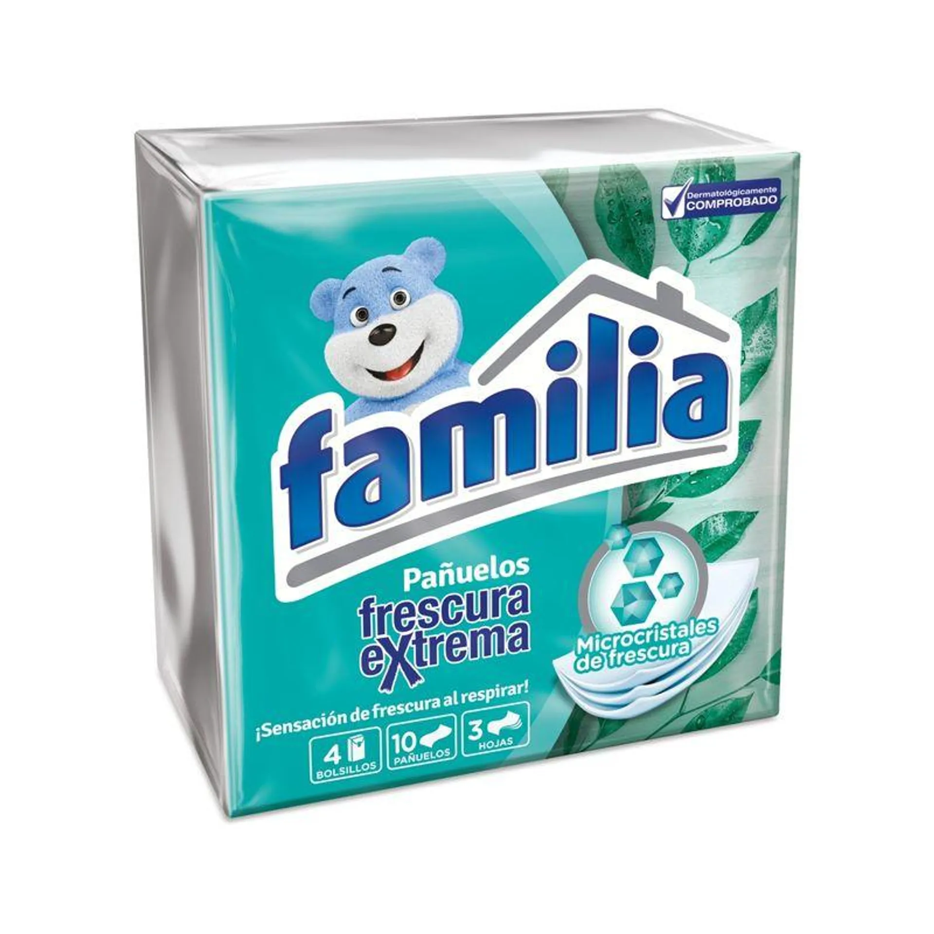 Panuelos Familia Frescura Extrema Caja X 10 Und X 4 Pqte