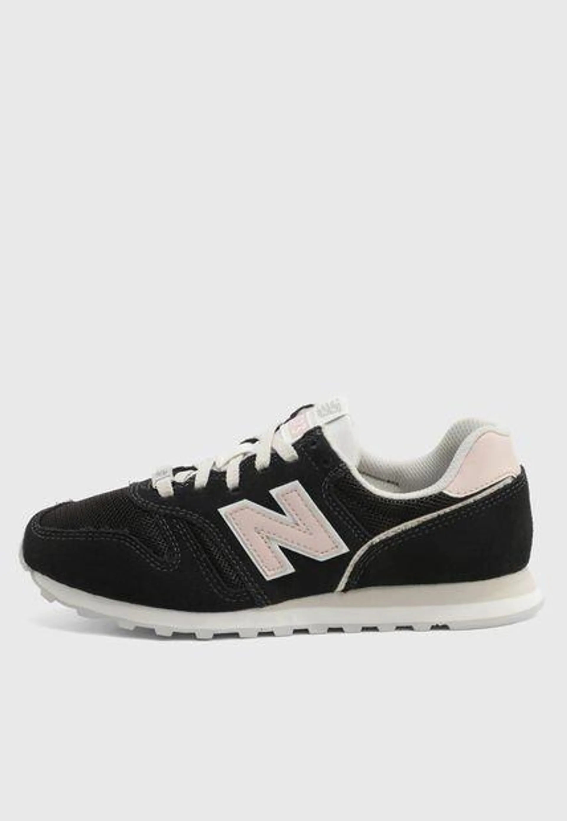 Tenis Lifestyle Negro-Beige-Rosado New Balance 373 v2