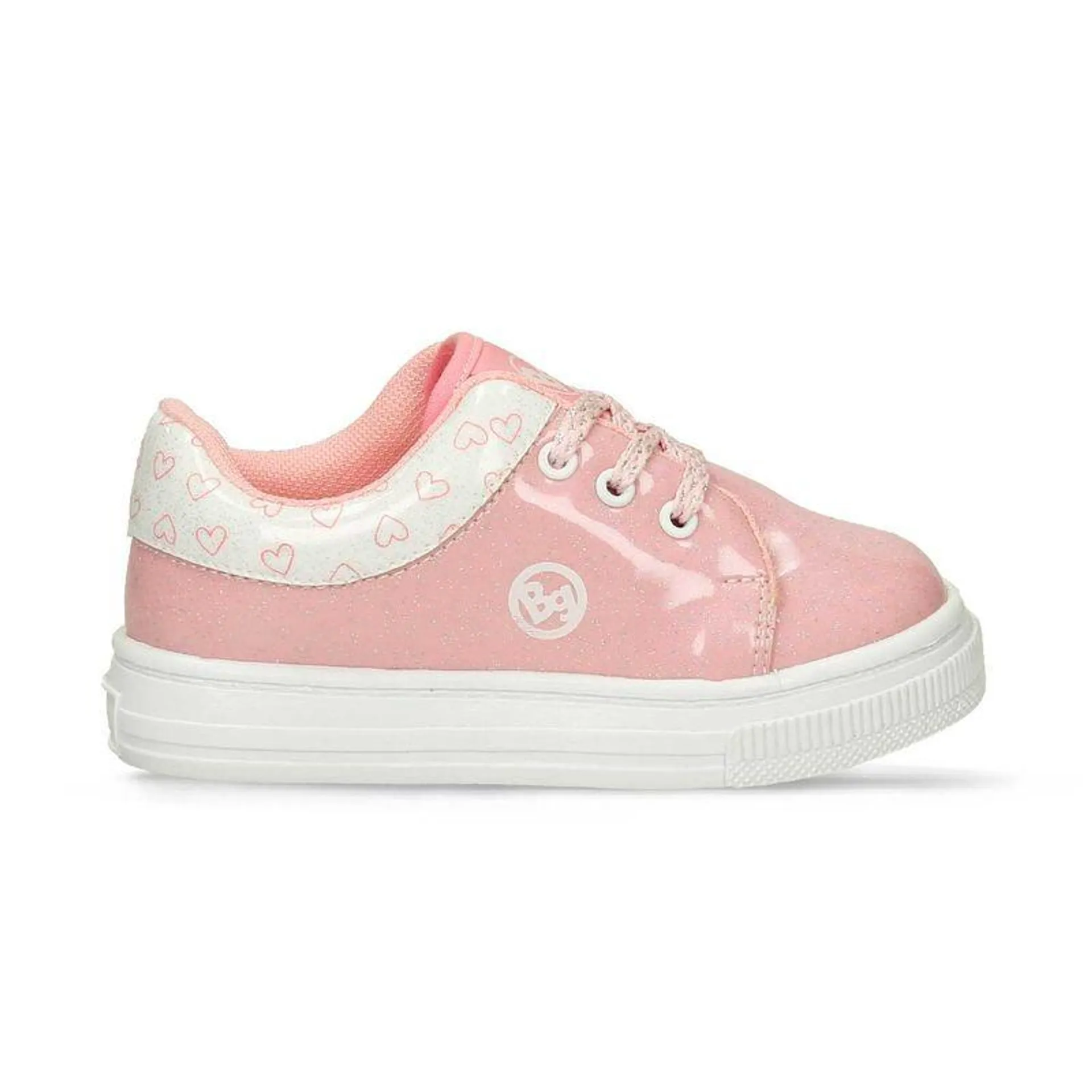 Tenis Casuales Rosado-Blanco Bubblegummers Paulina Niña