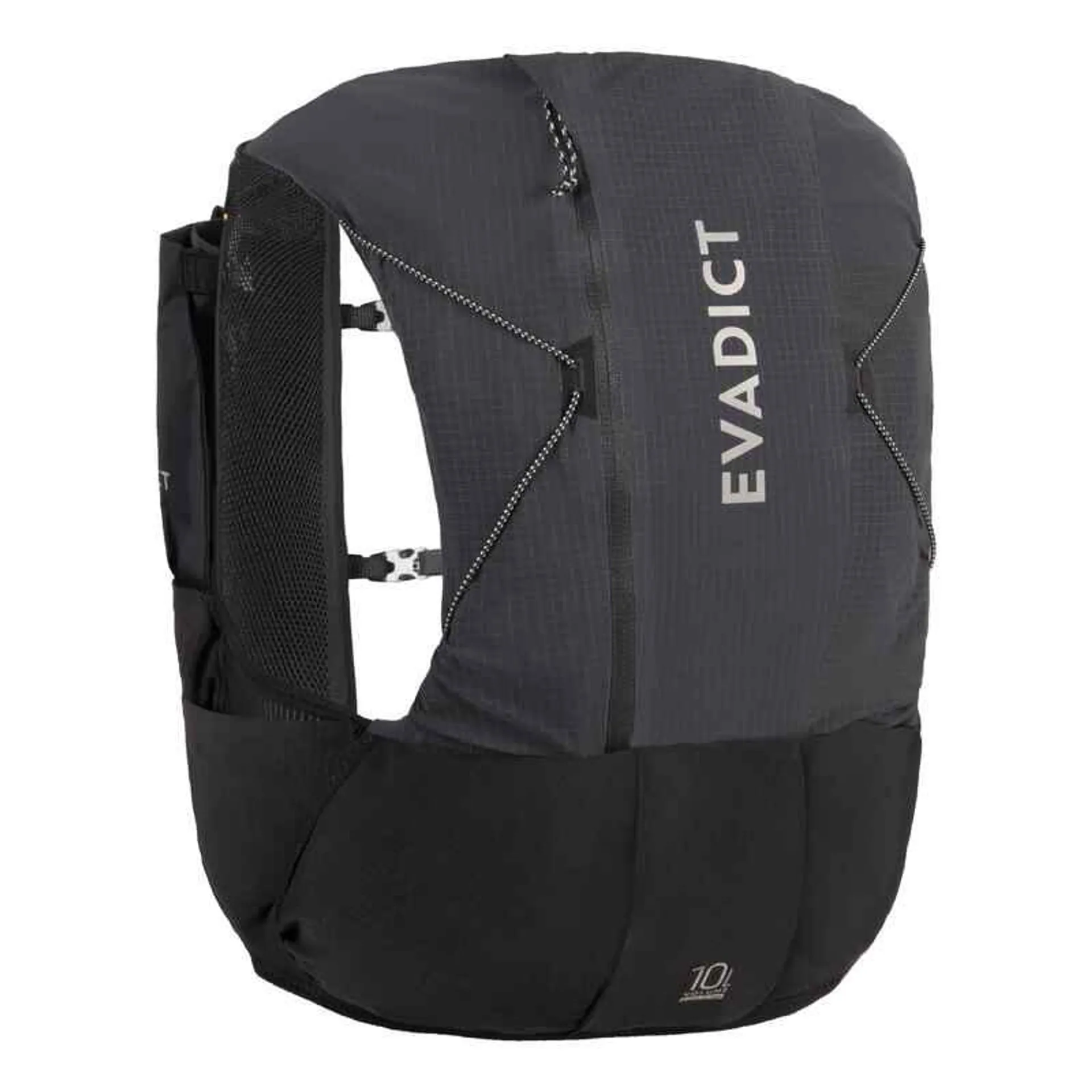 MORRAL RUNNING 10L MIXTO NEGRO - VENDIDO CON BOLSA DE AGUA 1L