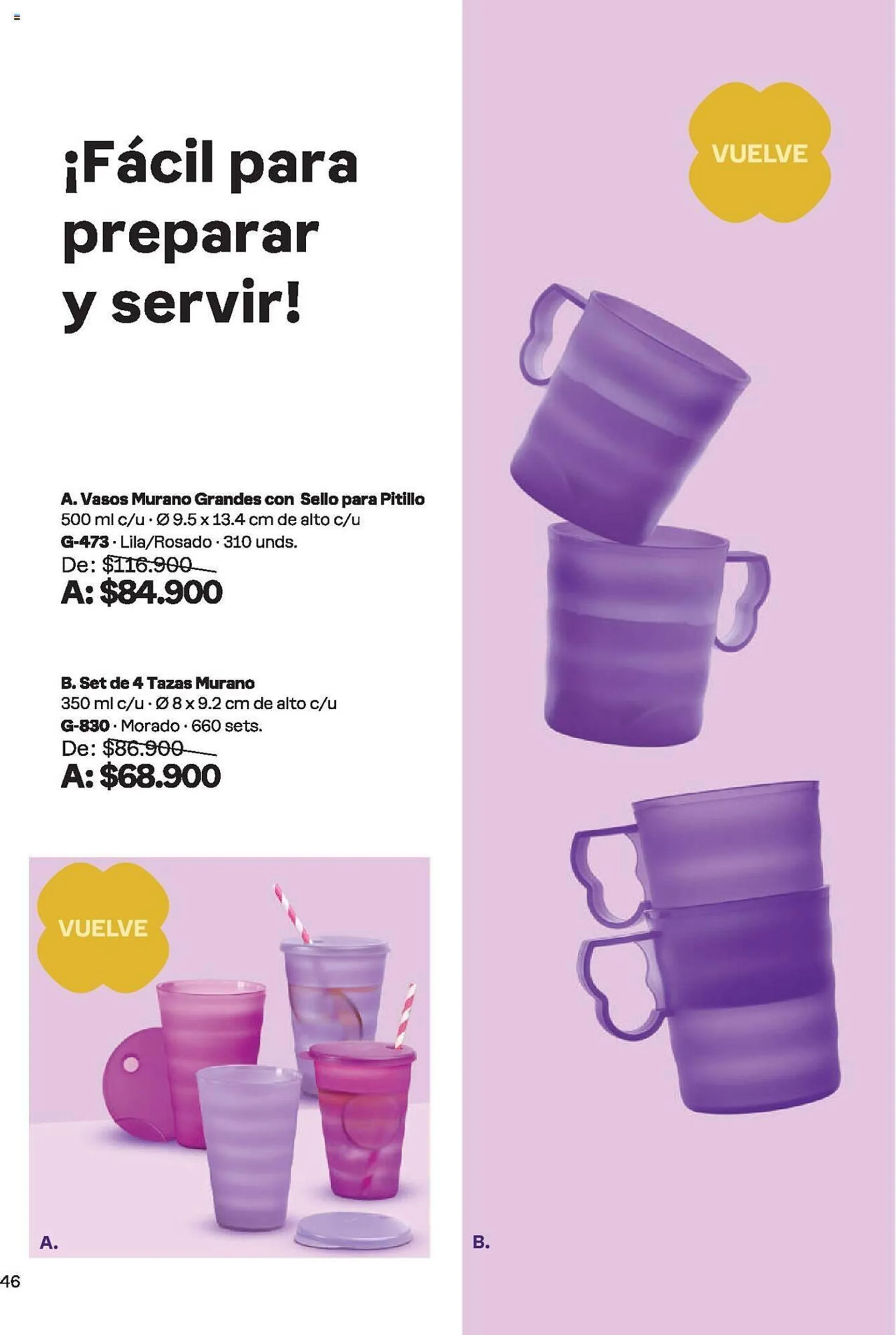 Catalogo de Catálogo Tupperware 14 de junio al 11 de julio 2024 - Pag 46