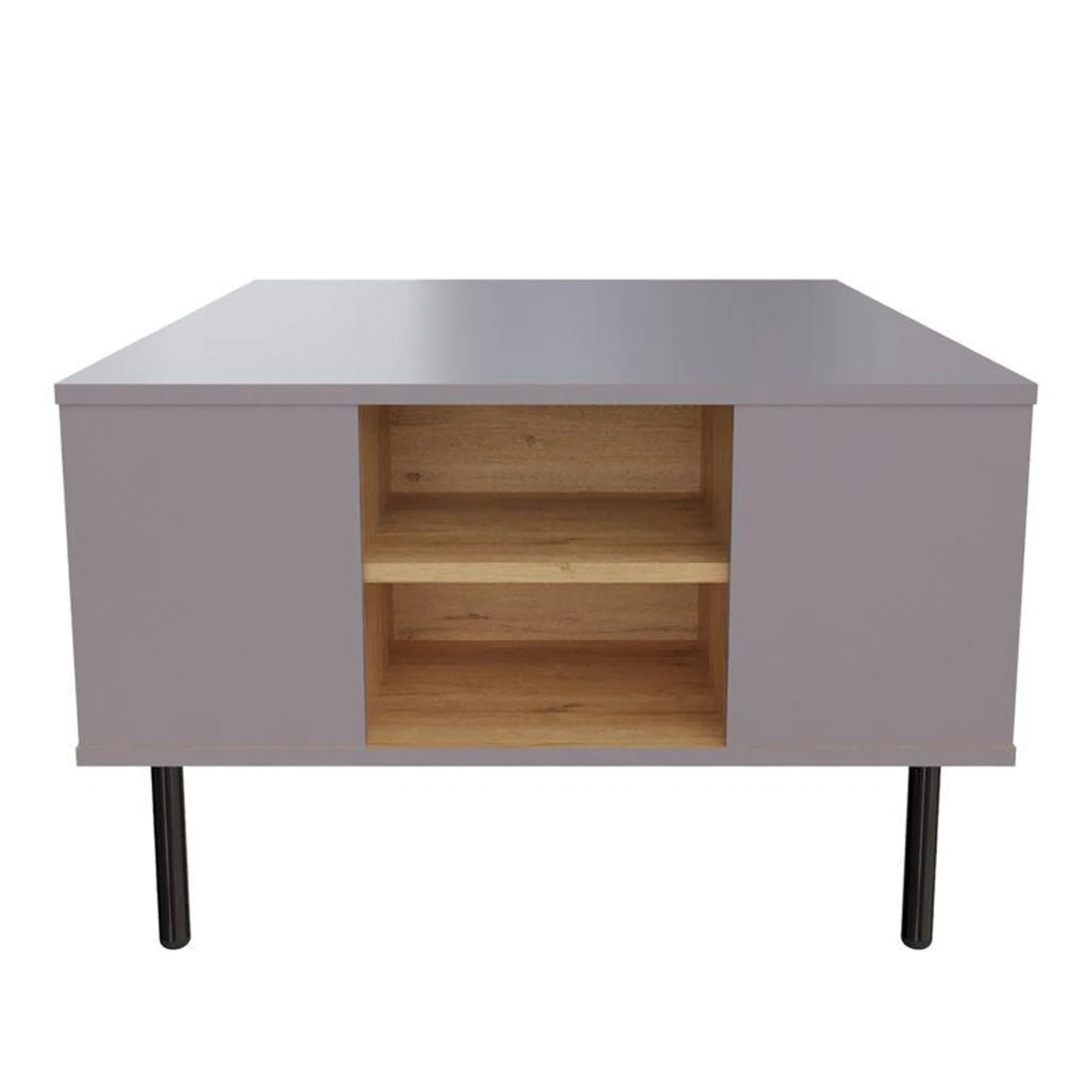 Mesa De Centro Conet Melamina Taupe/Duna