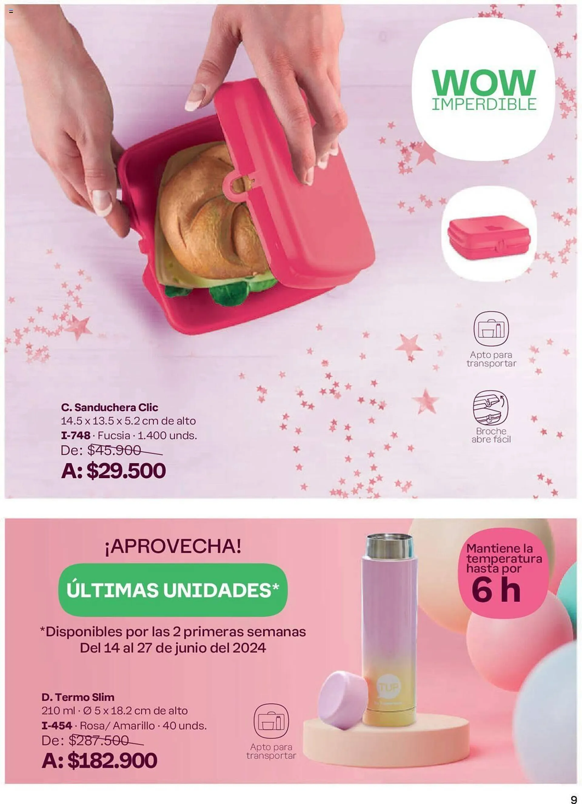 Catalogo de Catálogo Tupperware 14 de junio al 11 de julio 2024 - Pag 9