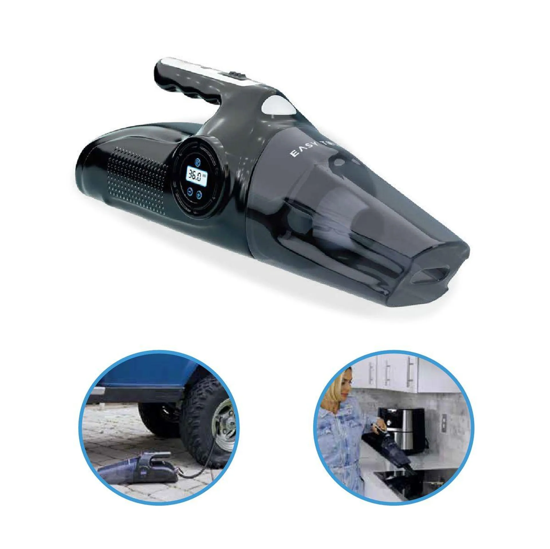 Max Airflow Aspiradora e infladora 3 en 1 portátil