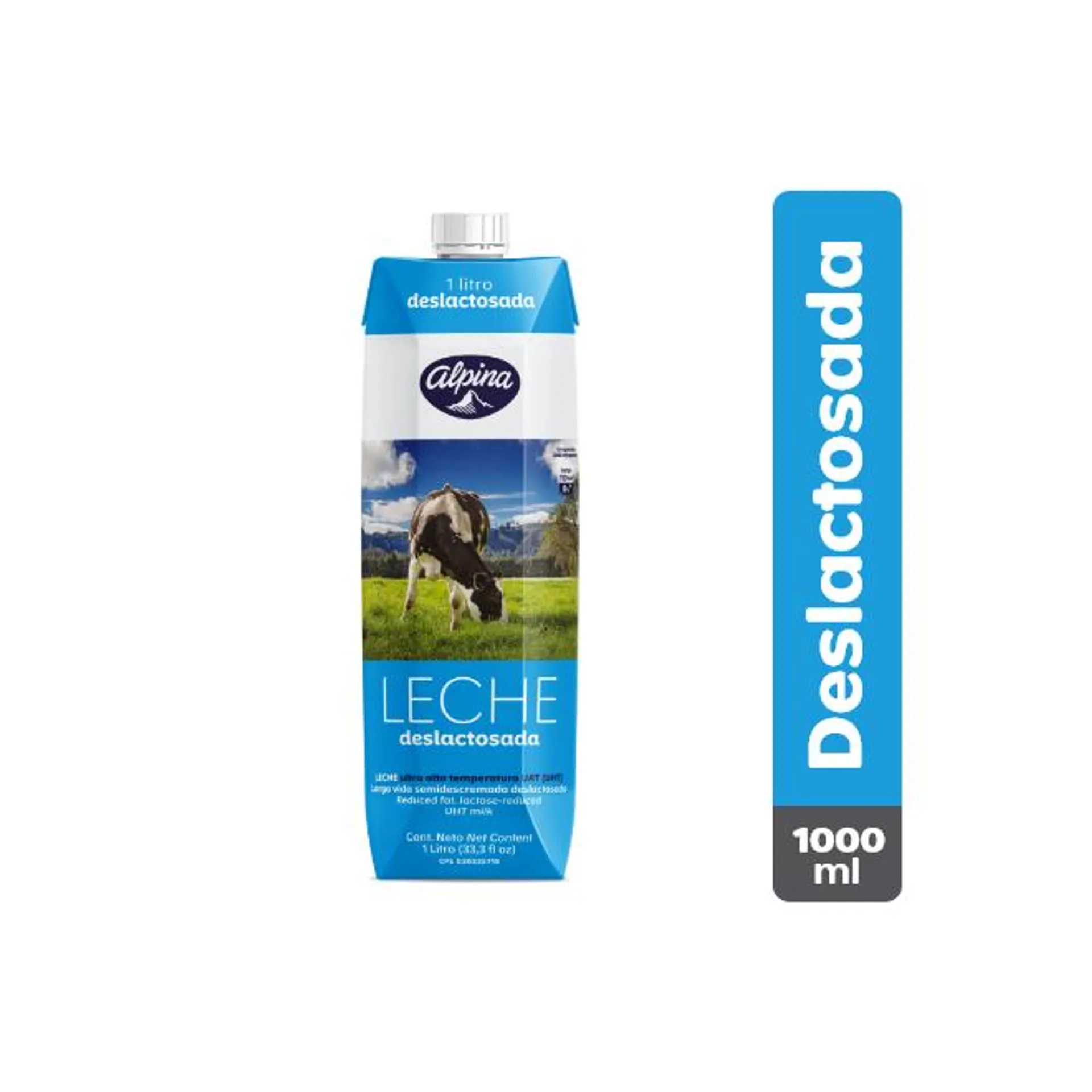 Leche Deslactosada Alpina Caja 1000 ml