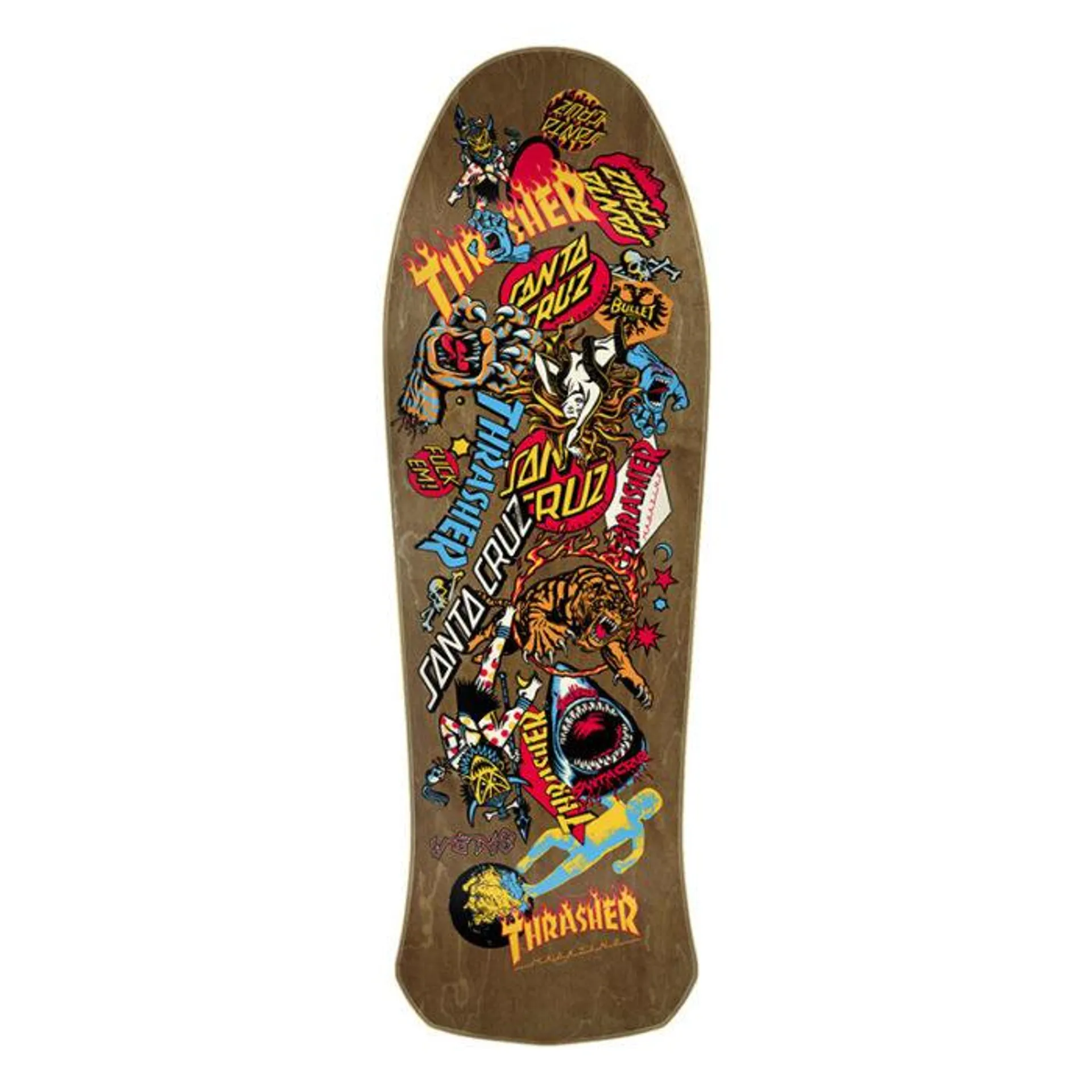 Tabla Coleccionable Santa Cruz x Thrasher Salba Oops 10.4