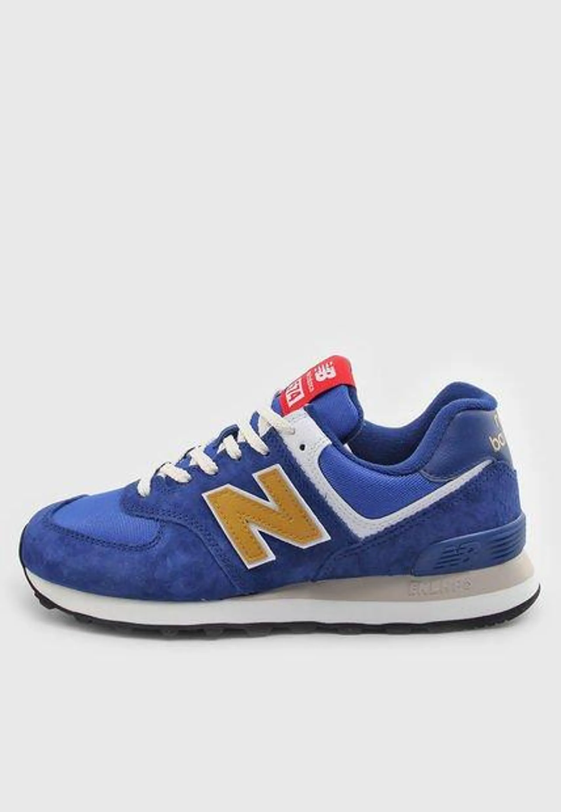 Tenis Lifestyle Azul Royal-Ocre-Blanco New Balance 574