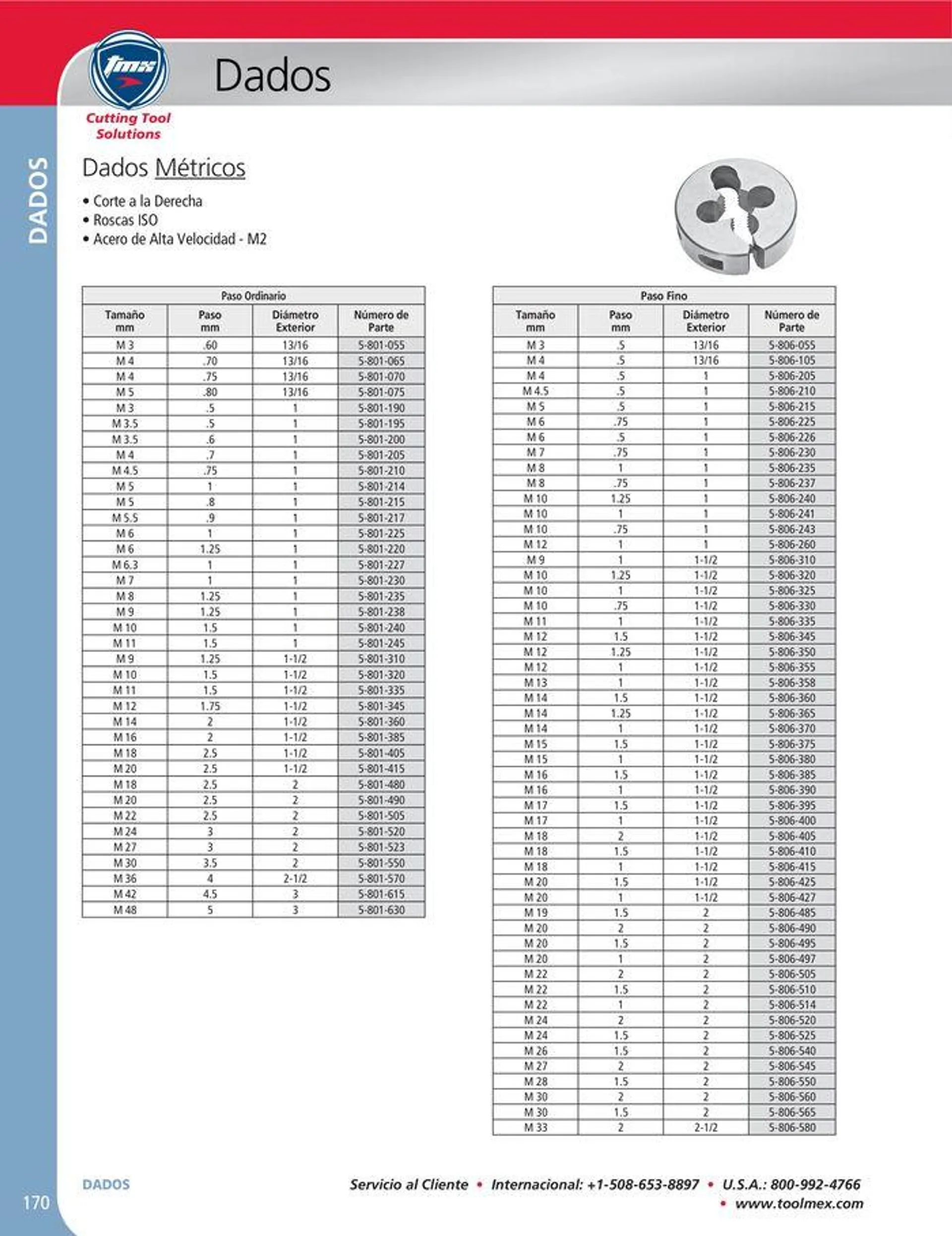 Catalogo de Cutting tool solution 15 de enero al 31 de diciembre 2024 - Pag 170