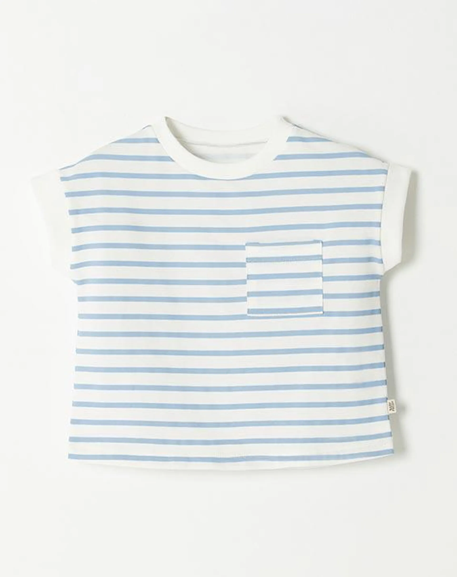 camiseta caterina rayas azules 12-18m