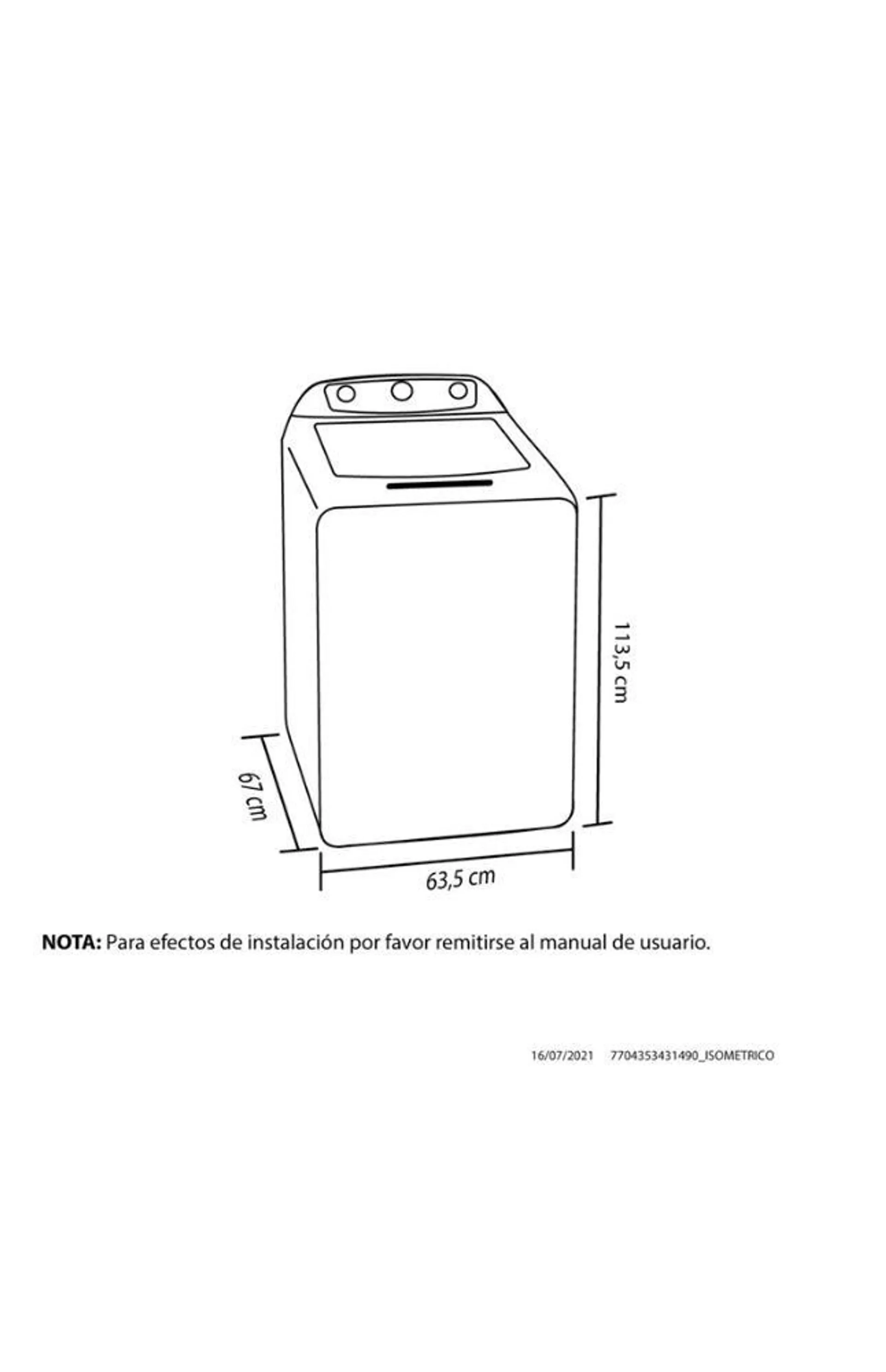 Lavadora HACEB Carga superior MIZU 18 KG Manual Grafito