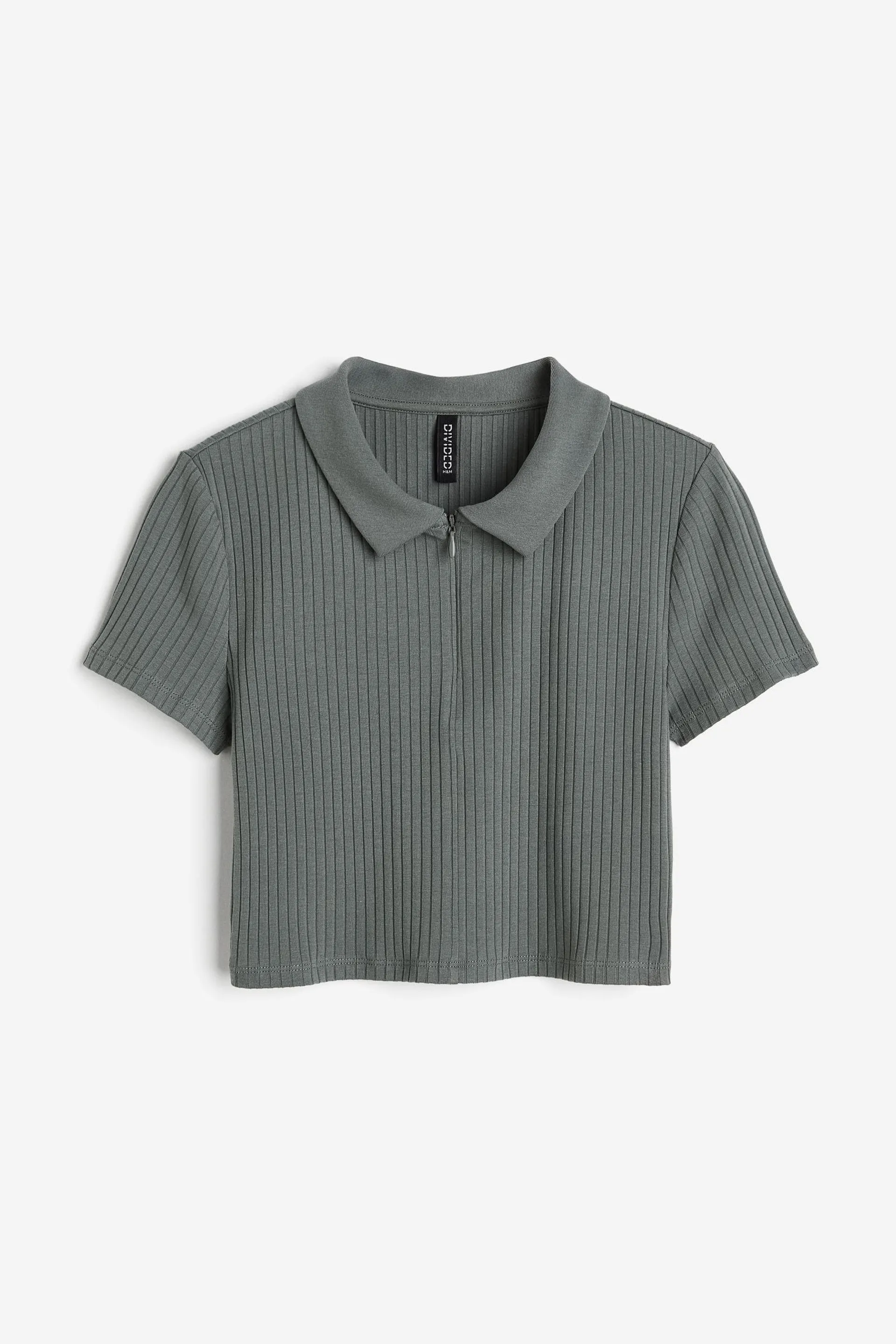 Blusa cropped con cremallera - H&M Colombia | Moda online, ropa de Mujer, Hombre, Bebé y  Niños | H&M CO