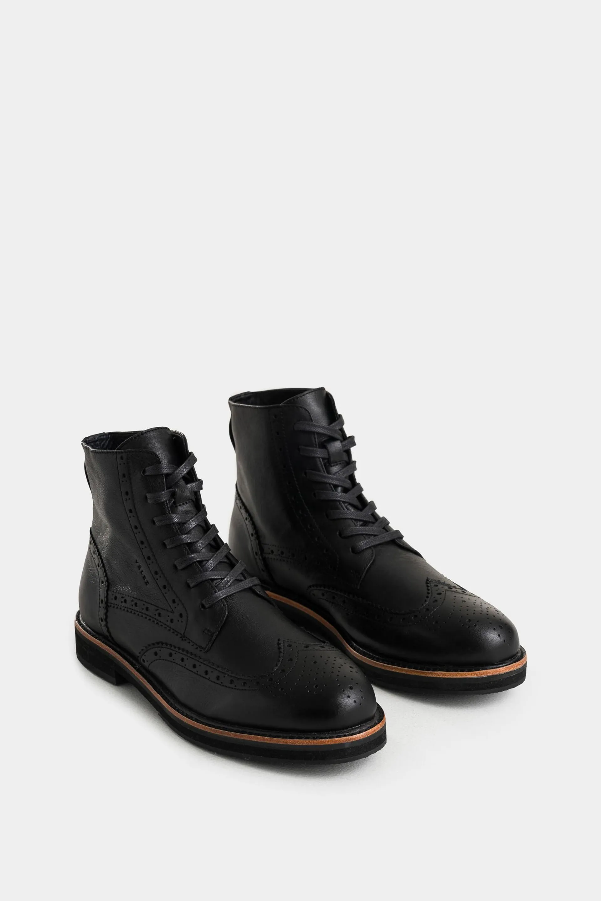 Botas river de cuero para hombre cortes con chiripiado