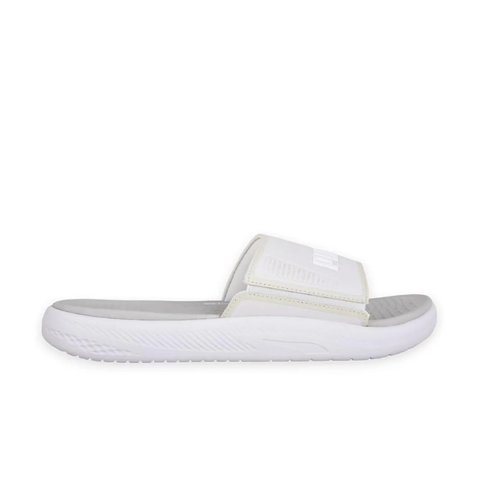 Sandalia Puma Casual Hombre Softride Slide Blanco